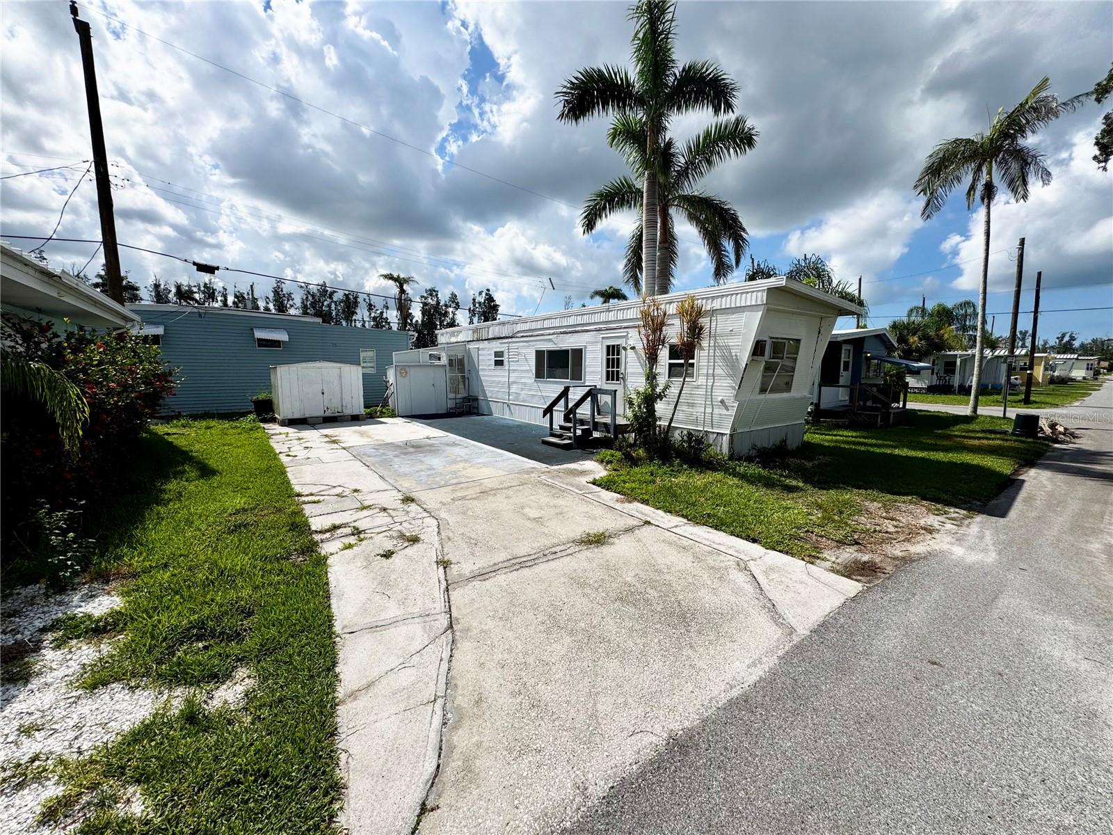 Great property close to the beach and boat ramps! NO HOA, rental, age, deed, or pet Restrictions, and you own the lot! Damaged during Hurricane Helen and could be repaired or torn down but the property is clean and ready for a new owner to make it their own! Take in the sunrise and sunset at the community park on Palma Sola Bay or hop in the car and go right over the Cortez bridge to Anna Maria Island to the beaches!