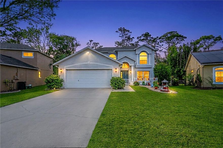 Beautiful two-story 3 bedroom, 2.5 bath home with a private library and 2-car garage, thoughtfully updated throughout with all the features today’s buyers want. Enjoy a renovated kitchen, updated flooring, and modernized bathrooms, plus a 2017 HVAC system for comfort and efficiency. The home also features a 2017 roof, full window and door hurricane protection, and a built-in whole-home generator that keeps everything running when you need it most.

Step outside to a stunning rear terrace overlooking a peaceful nature preserve, creating the perfect setting to relax or entertain.

Located in beautiful Port Orange — schedule your private showing today!