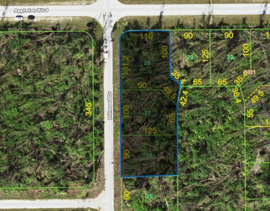 Great three lot building site in Unit 94 in South Gulf Cove.  The lots are located in the SW area of South Gulf Cove with tons of new, upscale housing going in throughout the area.  Lots are zoned for single family residential construction and would make an excellent estate site or three building lot site.   The properties have access to central water and sewer provided by Charlotte County Utilities.  Power is available nearby provided by FPL on Appleton Blvd.  Minimum living area sqft. in this area of South Gulf Cove is 2,000 sqft. with a two car garage.  Unit 94 has a newer POA with architectural review required.  A full set of guidelines can be found on the Waterview Property Owners POA website.  This sale consists of lots 26, 27 and 28.
