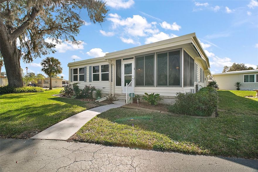 WATER VIEW HOME IN A VERY ACTIVE COMMUNITY IN FRUITLAND PARK ON LAKE GRIFFIN!!! 2/2 HOME THAT HAS MANY UPDATES, TOO MANY TO LIST. THIS HOME HAS STORAGE AND CABINETS GALORE, DOUBLE DRIVEWAY AND CARPORT, TWO SHEDS, EAT IN KITCHEN BREAKFAST NOOK, FORMAL DINING, LANAI WITH TILE FLOORS THAT HAS A BEAUTIFUL VIEW OF LAKE GRIFFIN, OVERSIZED LIVING ROOM, SPLIT FLOOR PLAN, FRESHLEY PAINTED THROUGH OUT INSIDE, AND SO MUCH MORE. DONT LOOK NO FURTHER AND MAKE YOU APPOINTMENT TODAY TO VIEW THIS HOME AND MAKE IT YOURS!!! Home being sold unfurnished. Call for a private showing.