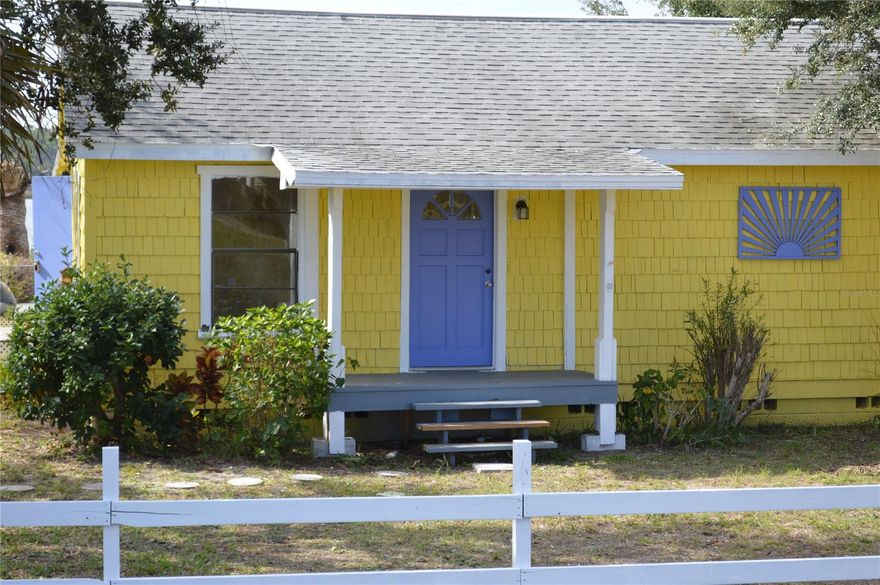One-of-a-Kind ! 100+ year old home refurbished but with many of the old features..Parquet wood floors, Franklin Style Stove (not usable due to ins. regs.), Clawfoot Tub in Master Bath, etc. But Central Heat & AC, laundry hook-up, new fridge. Located on 'Sunset Island' in the heart of the Spruce Creek Preserve with frontage on Strickland Bay and the headwaters of Spruce Creek. Absolutely beautiful sunsets and surprisingly quiet even though it just off Hi-way US1 ( Very similar to some of the Florida Keys.) 1st, last, security and background check. Pets with approval. No insurance list dogs ! ;For Sale