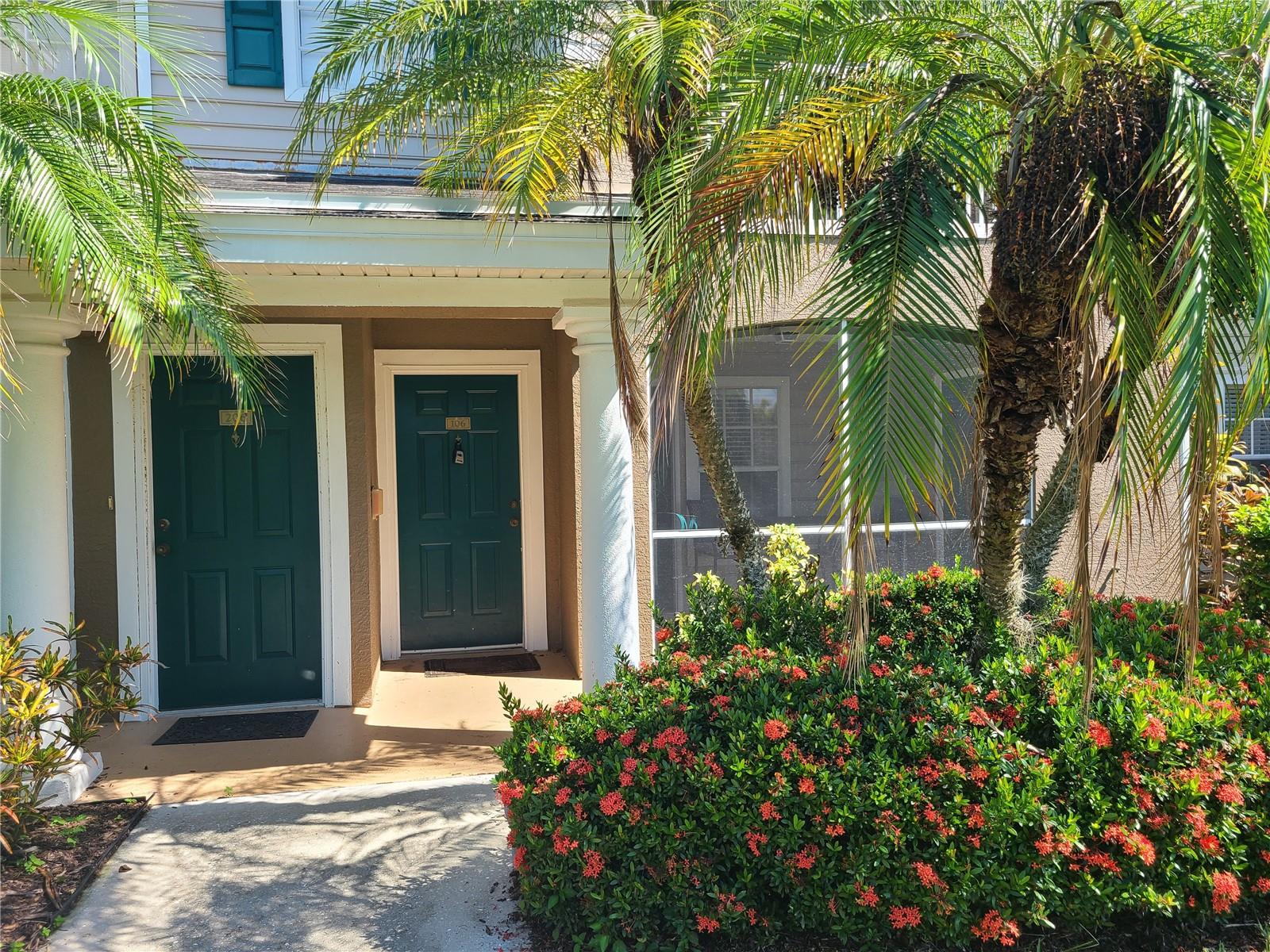 GROUND FLOOR 1 BEDROOM 1 BATH TURNKEY FURNISHED IN LAKEWOOD RANCH. Former model with contemporary furnishings right across from community pool, fitness room and volleyball court. Updated kitchen with granite counters and stainless appliances. Unit was recently repainted. Microwave, dryer and living room sofa have been replaced. Rate listed is an annual rate that includes water. Call for seasonal rate. AVAILABLE 2026 SEASON. SORRY MUST BE 3 MONTHS ASSOCIATION RULE. Pet okay with owner approval and HOA approval. Move in ready. Rent includes water, sewer and Trash pick-up. Great location. Easy access to Lakewood Ranch, I-75, New UTC mall and more.