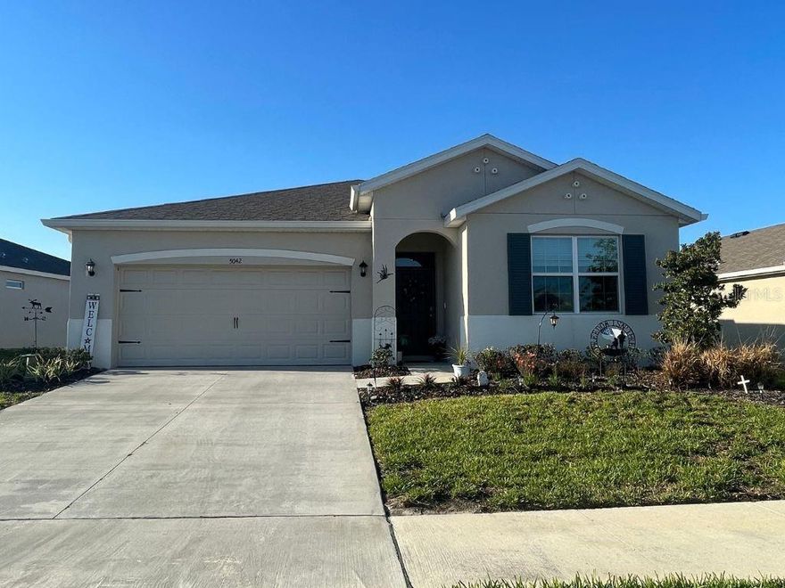 Assumable 4.75% mortgage available!

Welcome to Beaumont, a well-maintained community just off 466A, offering easy access to shopping, dining, and everyday conveniences. Perfectly positioned between Brownwood Paddock Square and Lake Sumter Landing, you’ll be just minutes from some of the area’s most popular destinations for entertainment, dining, and events.

Built in 2023, this 3-bedroom, 2-bath home offers approximately 1,800 sq ft with a spacious, functional layout designed for comfortable everyday living. The primary suite features dual walk-in closets, and you’ll find ample storage throughout the home.

Step outside to an enclosed lanai and a backyard with added separation from rear neighbors, creating a private, peaceful setting that’s perfect for relaxing or entertaining. Additional highlights include smart home features and gutters already in place.

HOA dues cover TV, internet, and lawn care, allowing for a truly low-maintenance lifestyle.

With its prime location, modern construction, and assumable loan opportunity, this home presents exceptional value.