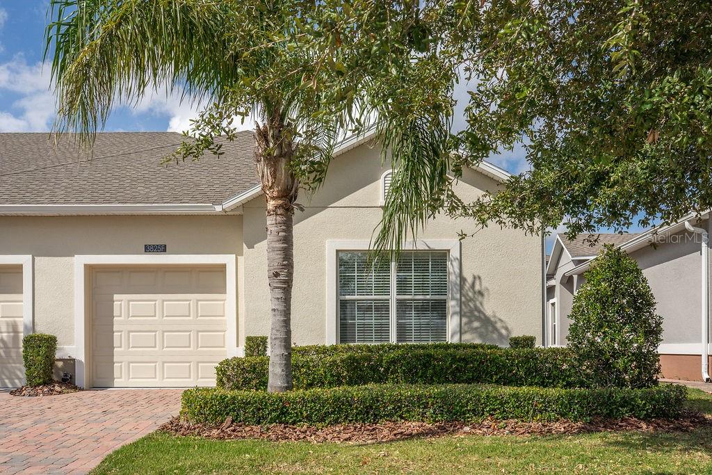 Stunning End Unit Villa in Heritage Hills 55+ Community. This beautifully maintained end unit villa is perfect for even the most discerning buyer. With its superb features and amenities, this home offers a luxurious lifestyle in an active 55+ gated community. Key Features: Gourmet Kitchen, 42" cabinets with crown molding, Elegant granite countertops with subway tile backsplash, GE stainless steel appliances. Master Suite has a Generously sized walk-in closet and Master bath has granite double vanity and walk-in shower. Flexible Living Space, Versatile flex room ideal for a den or office, featuring custom built-in desk and shelving. Outdoor Living patio features Extended lanai, perfect for entertaining on cool autumn nights. Convenience of a One-car garage with opener and Maintenance-free exterior: includes lawn care, landscaping, exterior painting every 5-7 years, and roof replacement every 15 years. Gleaming staggered ceramic tile throughout most of the home and Laminate flooring in the Master Bedroom. Wall-to-wall carpeting in the second bedroom with a Linen closet in the primary bathroom. Heritage Hills is a premier 55+ Community nestled in the picturesque rolling hills of Clermont, offering easy access to attractions, shopping, professional offices, hospitals, and highways. Enjoy a Mediterranean lifestyle with resort-style amenities, including: Heated pool and spa Tennis and pickleball courts Basketball court, shuffleboard, bocce ball, and putting green, Grand Ballroom, 24-hour fitness center, golf simulator, craft room, card room, and library. Please note Tiffany Dining Room Light Does not Convey. Don’t miss this opportunity to embrace an active lifestyle in a charming community. Schedule your showing today!