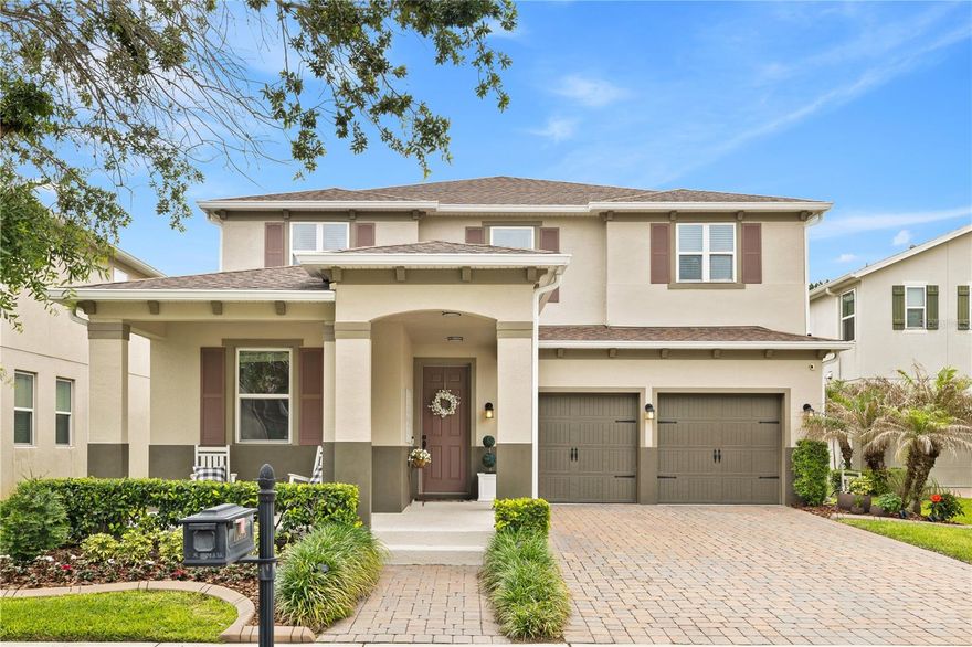 Private Conservation Views, Built 2017, nearly 3,000 sq ft in prime 32836 Location! 
Welcome to this impeccable, upgraded, beautiful and spacious 4-bedroom, 3.5-bath residence.  Offering nearly 3,000 sq ft of thoughtfully designed living space in one of Orlando's most desirable locations.  
This home features an open-concept layout ideal for modern living, with living, dining areas, and a seamless flow perfect for entertaining.  Extra room at the first floor could be used as office, game room or TV room.  Gorgeous half-bath with boiserie and wall paper adds a touch of elegance at this home.  Generous closet spaces all over, and an extra space under the stairs.  The oversized primary suite provides comfort and privacy, with walk in closet and an extra closet.  Master Bathroom has floating tub, double sink and shower niche.  Additional bedrooms offer flexibility for family, guests, or a home office.  A mezzanine with recessed ceiling, at the second floor, could be used as study, play room or craft area.  Garage with epoxy flooring.  
Located in the highly sought-after 32836 area near Dr. Phillips, Windermere, and world-class attractions, residents enjoy convenient access to top dining, shopping, and major roadways.  
A rare opportunity combining space, location, and lifestyle.  Schedule your private showing today.
Home upgrades: 
Exterior paint May 2025
Exterior Lanai screen and floor April 2025
Interior paint October 2024
New Microwave and New Oven September 2024
Bathroom renovations September 2024
New Flooring November 2023