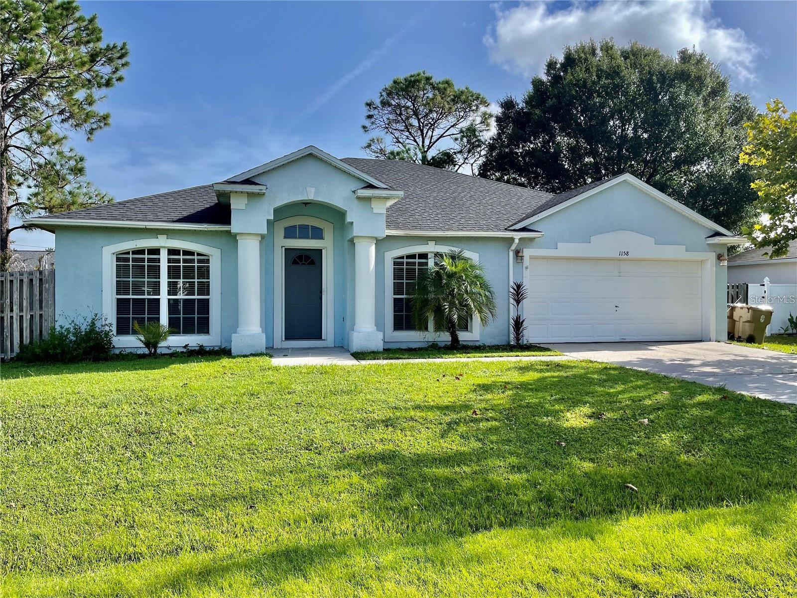 NEW ROOF 2019! Welcome to this spacious 3-bedroom, 2-bath home—perfect for families, pets, and entertaining! Located in the desirable Poinciana neighborhood, this home offers an exceptionally large, fenced-in backyard ideal for outdoor fun, gatherings, or even your dream garden or pool.
Inside, the well-thought-out floor plan includes a formal living room, formal dining room, a cozy family room, and a spacious kitchen complete with granite countertops and a dinette area. French doors lead to the outdoor patio—perfect for grilling, relaxing, and enjoying Florida’s beautiful weather with friends and family.
The private master suite is separated from the two additional bedrooms and full bath, offering both comfort and functionality. Additional features include a 2-car garage, ceiling fans throughout, and an extended driveway with room for guests.
Enjoy the amenities of the Poinciana community clubhouse, pool, and convenient proximity to schools, shopping, dining, medical facilities, and Disney World!
Whether you're searching for a forever home or a smart investment, this property checks all the boxes. Don’t miss your chance—schedule a showing today!