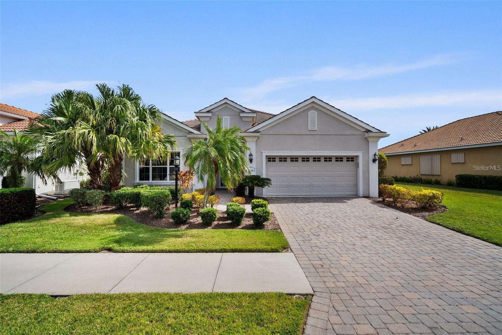 Our elegant 2 bedroom home with den, 2 bathrooms and a 2 car garage with coastal decor is a beautiful and comfortable home for your vacation stay! Grand Palm is a lovely gated-community with many golf courses, beaches and activities in the surrounding area.
We are offering our home seasonally for $6,800.00 per month or off-season for $5,500.00 per month. Please call for details.
The open floor plan seamlessly connects the kitchen to the great room which leads to an extended lanai with a picturesque water view where Florida wildlife abounds. You will enjoy peaceful evenings on the lanai, complete with patio furniture and grille, while overlooking the beautiful lake and surrounding area.Â
The bright and expansive kitchen is a chef's delight, equipped with a large island, ample seating at the counter, abundant storage, and numerous upgrades including quartz countertops, stainless steel appliances, gas cooking, a textured tile backsplash, and under-cabinet lighting.
The master suite is bathed in natural light, with a luxurious en-suite bath complete with dual vanities, a spacious walk-in closet, a walk-in shower, and a private water closet. There is a second bedroom and a guest bathroom that is conveniently located near the front of the home, while French doors add privacy to the den.Â
The home is move-in ready! Simply pack your suitcase, bring your toothbrush and get ready to embrace the Florida lifestyle that you’ve always dreamed of enjoying!
The location of this home is fantastic. It is situated close to the main club house and pools while offering a beautiful and peaceful pond behind the home. This is a combination that's hard to find!
Neighborhood perks are many. Living in Grand Palm includes access to the community pools, hot tub, playgrounds and BBQ area. There are 26+ miles of walking/biking trails, tennis courts, 8 pickle ball courts, an adventure playground, a pavilion & picnic area, a lake for fishing. In addition to all of this, there is a 32 acre Adventure Lake for kayaking, a fitness center, a splash pad for extra fun, and much more! Children and grandchildren will love the playgrounds, splash park, and waterslide.
The area provides quick access to our Gulf beaches, the Atlanta Braves Stadium and all the things that life in Florida provides! Nearby Wellen Park offers many restaurants, events, activities, live music, farmers markets and shopping. In addition, the beach and Venice downtown are only a short drive away!Â
Grand Palm is easily accessible from either Tampa, Sarasota-Bradenton, Punta Gorda or Ft. Myers airports.
This can be your new home for the Winter! Your home away from home! Come on down and experience the best of Florida living! Don’t delay!