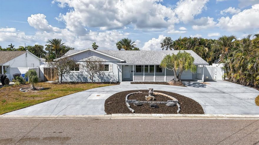 Welcome to South Causeway Isles—just minutes from Treasure Island’s award-winning beaches, top-rated dining, and vibrant coastal shopping. This beautifully updated 3-bedroom, 2-bath pool home offers 2,175 sq ft of stylish, move-in-ready living space in one of the area’s favorite waterfront communities. Completely updated from top to bottom, this home showcases modern finishes and thoughtful upgrades throughout. Enjoy brand-new luxury vinyl plank and tile flooring, fresh interior paint, and a fully redone kitchen featuring new cabinetry, countertops, and appliances—perfect for both everyday living and entertaining. The spacious primary suite offers a walk-in closet and ensuite bath. Step outside to a stunning in-ground pool and spa, ideal for relaxing or hosting guests year-round. The fully fenced backyard includes a side yard, providing ample space for RV or boat parking. Set on a generous lot with exceptional curb appeal, this turnkey property blends modern comfort with the laid-back Florida lifestyle. Whether you’re searching for a primary residence, vacation home, or income property, this one checks every box. Don’t miss your chance to own a fully updated home in one of St. Pete’s most desirable neighborhoods—schedule your private showing today!