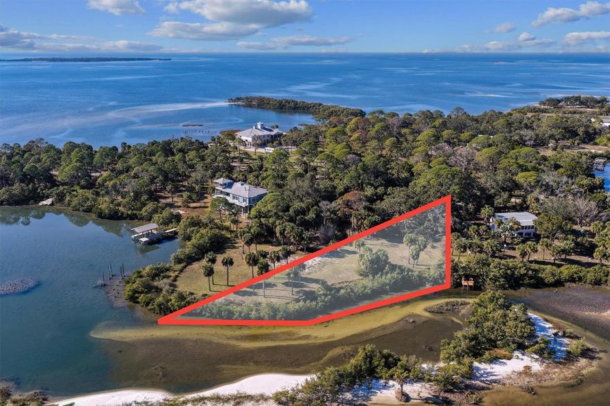 Waterfront Opportunity for vacant buildable lots on Piney Point in Cedar Key, Florida!  Discover a truly special opportunity to own one or both waterfront lots on Piney Point in the charming island community of Cedar Key, Florida. These exceptional homesites offer gorgeous, unobstructed Gulf views and the flexibility to purchase individually or together for an expansive waterfront estate. And walk to the Cedar Key airstrip if you have a plane!

Nestled on a private, tranquil cove, the lots enjoy a unique natural advantage: a small slice of conservation beach directly out front, creating a protective buffer from direct boat traffic while preserving the peaceful setting and pristine views. From your future home, take in sweeping open-water vistas of Atsena Island and Snake Key, both part of the historic and scenic island chain that defines the Cedar Keys.

This serene location blends privacy, natural beauty, and classic Old Florida charm. Cedar Key is a laid-back island town just off the coast of Levy County, known for its rich Florida railroad and fishing history, seafood, littleneck clams,  fishing for grouper, redfish, trout, shopping, and provisions in locally owned restaurants and bars.

Whether you envision a coastal retreat, investment opportunity, or a legacy waterfront home, these Piney Point lots offer a rare combination of protected shoreline, panoramic views, and island tranquility—a true gem on Florida’s Gulf Coast.