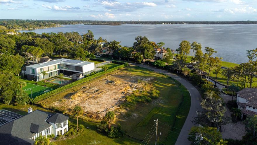 A rare opportunity awaits in Old Windermere, one of Central Florida’s most exclusive and timeless luxury enclaves. This 1.20-acre elevated corner homesite sits directly across from Lake Butler, offering commanding lake views, exceptional privacy, and a coveted position on the renowned Chain of Lakes.

The seller states they have architectural plans prepared for a 14,354 sq ft custom estate. Buyer to verify approval and permitting status directly with the county and/or Town of Windermere. The homesite has already been thoughtfully elevated, offering enhanced sightlines, improved drainage, and an ideal foundation for a future luxury residence.

Located just minutes from downtown Windermere, top private schools, championship golf courses, and the area’s finest dining and amenities, this parcel delivers an unmatched setting for a world-class estate. Opportunities of this caliber are increasingly limited—secure a premier position in the “Town Among the Lakes” and bring your dream home to life on one of Old Windermere’s most desirable homesites.