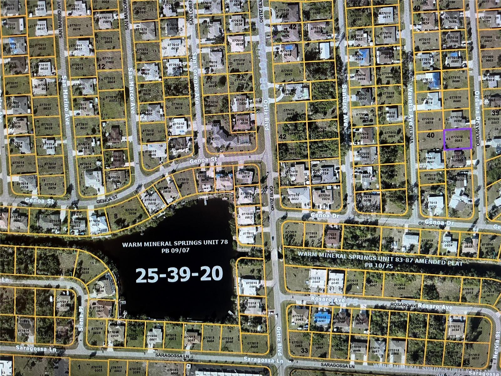 WARM MINERAL SPGS - Land