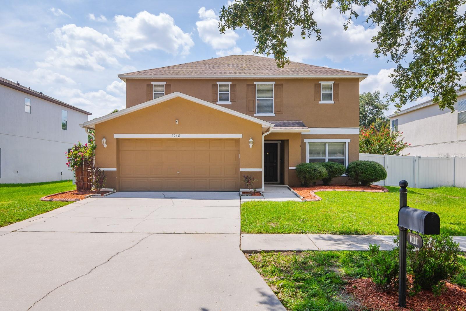 A SCHOOL DISTRICT! This beautifully maintained home offers 2,376 sq. ft. of living space with 3 spacious bedrooms, 2.5 bathrooms, a large loft/flex space, and a 2-car garage. Inside, you’ll find fresh interior and exterior paint, tile and laminate flooring throughout the main areas, and brand-new carpet on the stairs.
The gourmet kitchen is a true highlight, featuring Corian countertops, painted wood cabinetry, a huge prep island, a walk-in pantry, and stainless steel appliances including a new stove and refrigerator (2024), and a new dishwasher and microwave (2025). Just off the kitchen is a convenient laundry room with direct access to the garage.
Upstairs, a generous loft provides flexible space for work or play. The two secondary bedrooms are served by a full bathroom with a new toilet, while the owner’s suite is a private retreat offering a large bedroom, an updated en-suite bathroom with dual vanities, a garden tub, a walk-in shower, a new vanity, and a massive walk-in closet.
Step outside to your private backyard oasis, where a large, heated pool awaits. The screen enclosure, brick paver deck, solar cover, child safety fence, and in-floor pool cleaning system make it ideal for year-round enjoyment and entertaining. The covered lanai offers the perfect shaded space to relax and unwind.
Additional updates include a new hot water heater, a roof replaced in 2020, and a new HVAC system installed in 2022. This home combines style, functionality, and peace of mind with major updates already completed. With no CDD fees and a desirable location, this move-in ready pool home is a must-see. Schedule your private showing today!
