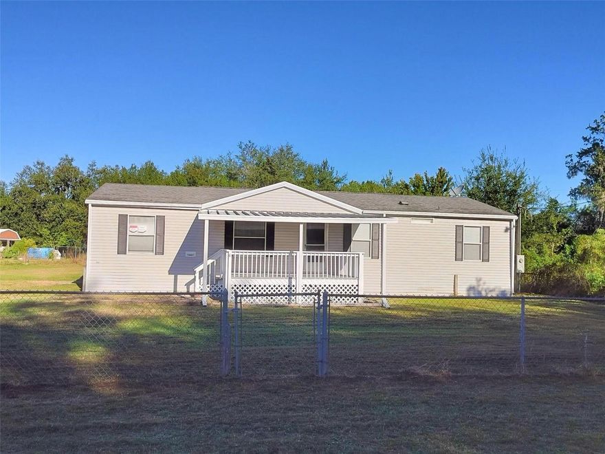 Make this 4 bedroom/2 bath home on almost an acre lot YOURS in early 2026. This home features an updated kitchen with newer appliances, new lighting and fixtures. It has been freshly painted and has luxury vinyl flooring throughout. There is plenty of room for your outdoor toys...think...BOAT, RV, ATVs. Conveniently located to shopping, restaurants and parks.