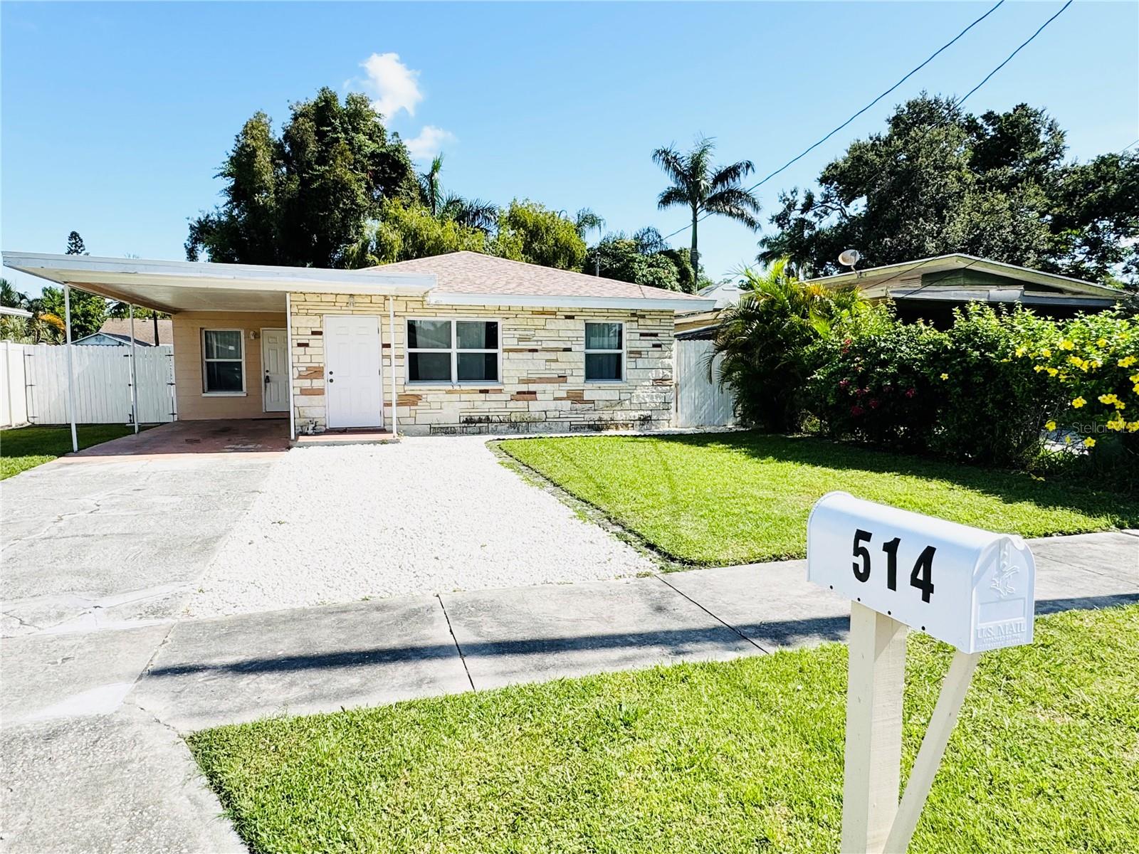 Super Cute & Tastefully Updated Block Home with Carport!
Welcome to this cozy, light-filled single-family home that's been lovingly maintained and thoughtfully updated. Featuring a spacious privacy-fenced backyard, it's the perfect spot for outdoor gatherings — and a dream come true for pet lovers!
Inside, you'll find a bright and airy layout with interior laundry and a convenient storage room. Whether you're a first-time buyer, savvy investor, or looking to downsize for retirement, this charming home checks all the boxes.
Located just a short drive from LECOM Park, shopping, dining, hospitals, I-75, and the beautiful beaches of Anna Maria Island and Coquina Beach, you’ll enjoy the best of both convenience and coastal living.
Please note: The washing machine does not convey.
NOT in a flood zone and the taxes are under $300.00 a year!
Roof October 2018, hot water heater 2018, AC 2019, and new duct 2019