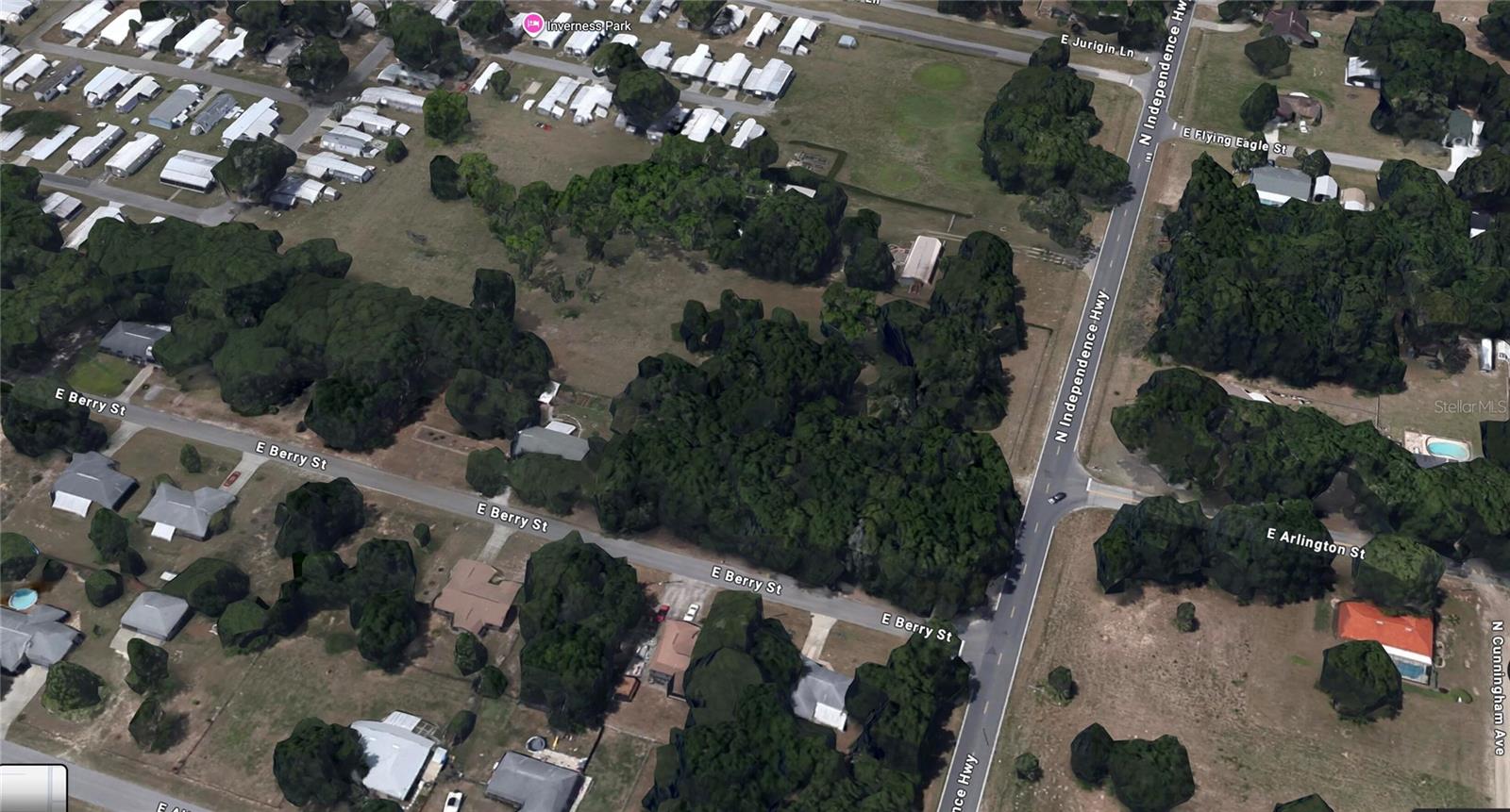 Discover this expansive piece of land at 4131 E Berry St, Inverness, FL. This generously sized corner lot is actually 8 consecutive lots totaling almost half an acre. This particular property is nestled in a tranquil, peaceful area, in an established residential neighborhood in Inverness Highlands in Flood Zone X, which means it is dry and you do not need flood insurance here. Each parcel measures approximately 20 feet wide by 120 feet deep, and a minimum of four parcels (80 feet of frontage) is required to meet current development standards for residential use. This flexible layout has options for building now or holding for future investment. Located in the heart of Florida’s Nature Coast, Inverness is known for its scenic beauty, welcoming community, and charming downtown and located near schools, parks, medical facilities and shopping. The area also hosts regular farmers markets, festivals, and outdoor concerts, making it a lively destination for both residents and visitors. Inverness blends small-town atmosphere with active living—has access to Lake Henderson, Cooter Pond Park, and the Withlacoochee State Trail, one of Florida’s longest paved trails for biking, strolling, and exploring.This is a prime location for your future residence.