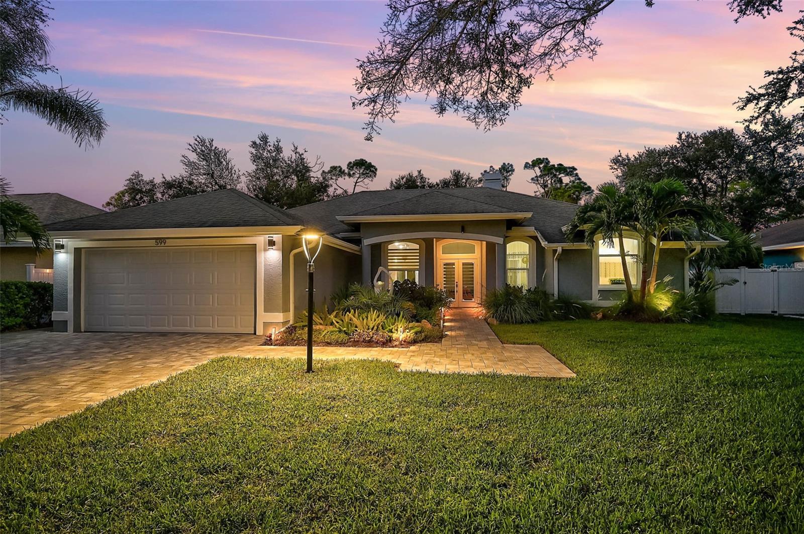 **EXQUISITELY UPDATED, TURNKEY FURNISHED, POOL HOME** in Popular BAY OAKS ESTATES. This Stunning Residence is MOVE-IN READY (just Bring Your Suitcase!) and features a LIGHT and BRIGHT, OPEN FLOORPLAN including 3 BEDS plus STUDY/DEN and 2 FULL BATHS. The Gourmet Kitchen boasts a modern, European design with premium appliance package and counter sitting area while the primary bedroom suite offers an expansive, private retreat complete with walk-in closets, dual vanities, Jacuzzi tub, custom-tiled shower, Italian smart toilet-bidet, etc. A complete List of Recent Upgrades is attached and available upon request and includes but is not limited to NEW Kitchen & Baths, Interior and Exterior Paint, whole home LED lighting and smart fans, built-in Sound System, Flooring (tile, luxury vinyl, carpet), Washer & Dryer, water filtration, exterior LED lighting, pavered driveway, Irrigation system, privacy fence, storage shed and So Much MORE! Relish in the utmost Florida lifestyle with a Saltwater Pool in a large, screened lanai with covered seating area while overlooking the serene and private landscape. Enjoy peace of mind with NEW HURRICANE IMPACT WINDOWS and DOORS, MASONRY Wall Construction, and a structure situated in Flood Zone “X”. LOW HOA. Ideally Located close to Area Beaches including #1-Rated SIESTA BEACH, the Popular LEGACY BIKE TRAIL, #1-Rated PINE VIEW SCHOOL, Shopping, Downtown Sarasota and Venice cultural venues, and all that Florida’s Gulf Coast Living has to offer. **PLEASE ENJOY VIEWING THE 3D VIRTUAL TOUR**