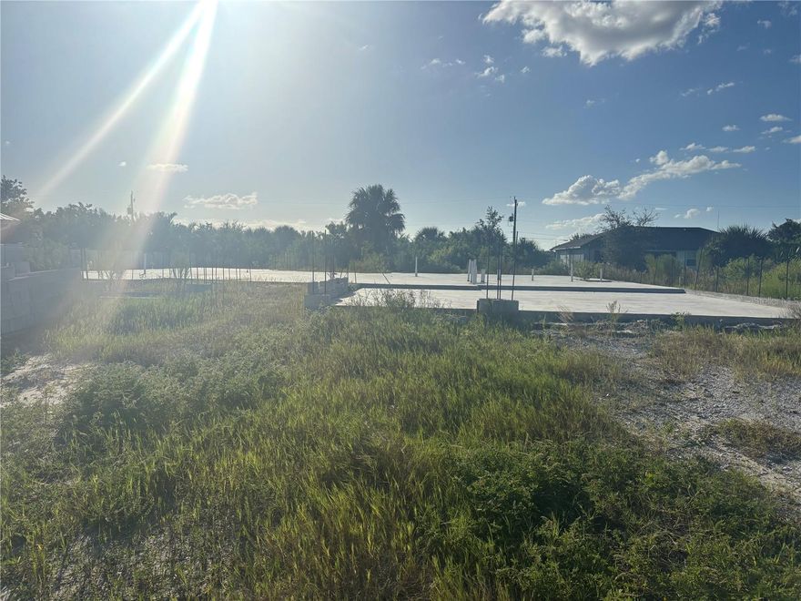 ***INVESTMENT OPPORTUNITY*** This 80 x 125' lot is located in South Gulf Cove, a Boater's Dream. Experience easy access to canals leading straight to the Gulf! With the slab already being poured, you have an instant headstart to building the home of your dreams. Check out this lot today!