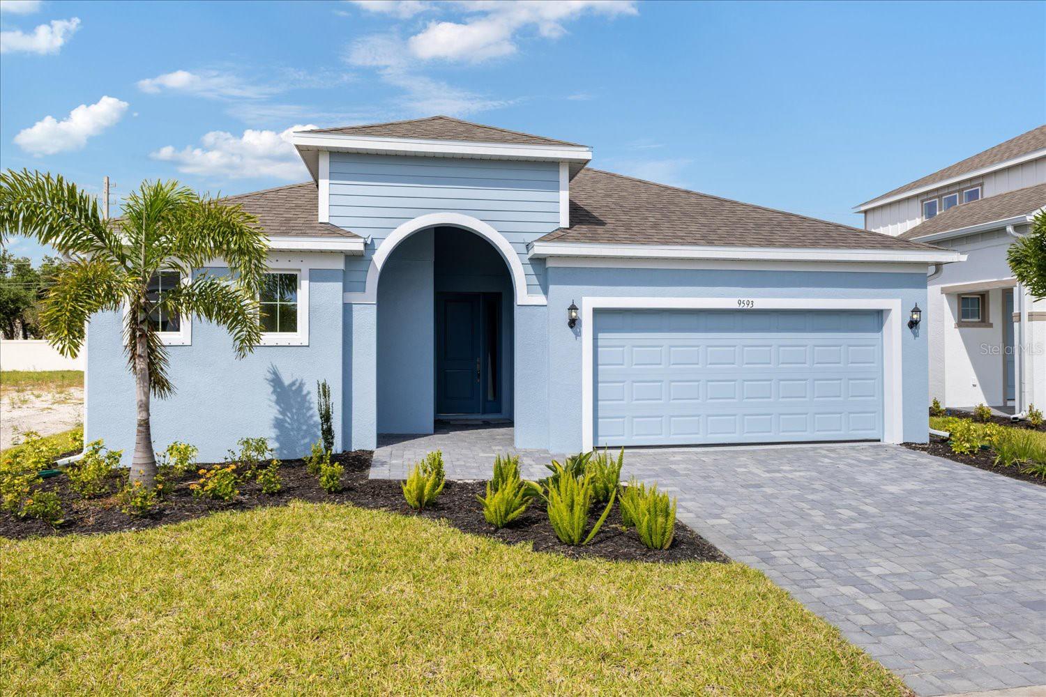 We are now selling in Venice's newest community conveniently located on Jacaranda Blvd near Center Rd. Shopping, restaurants and medical facilities are all nearby. Easy access to I-75 for quick commutes to Sarasota, Tampa and Ft. Myers. Brighton is just 5 miles from the Gulf's beautiful beaches, downtown Venice, and is surrounded by numerous golf courses. With low fees, convenience and more, Brighton is the new place to call "home." The Walton IV floor plan is an 1811 SF, 3 bed/2 bath home designed for easy living. A spacious foyer leads you into an open concept with large family room, kitchen and cafe area with 17'x17" ceramic tile. An inviting color palette includes Timberlake's Barnett cabinet design in Painted Boulder with contrasting white quartz countertops and 3'x6" white tile backsplash. Ample utility room and drop zone are situated conveniently off the garage.
