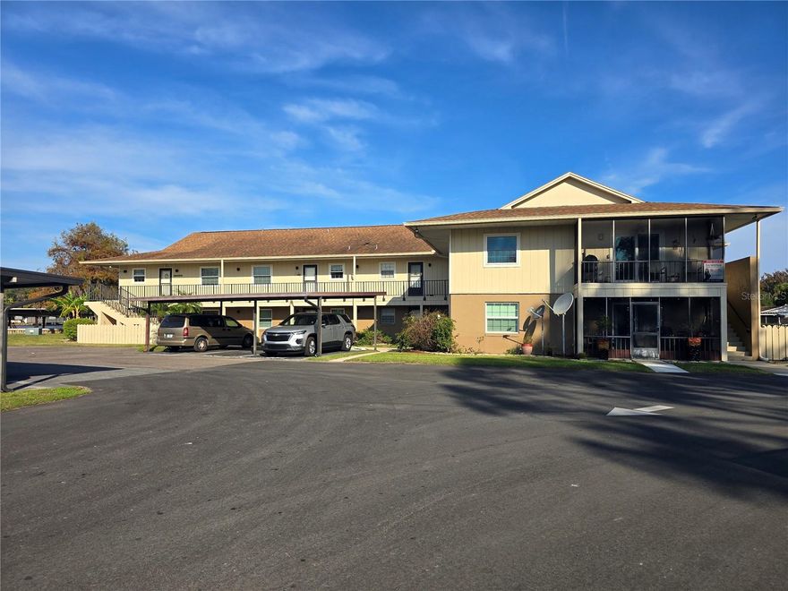 RIVERFRONT CONDO-ST JOHN'S RIVER!! This 2 Bedroom 2 Bathroom ground floor end unit has Extra Square Footage and Unmatched Views! This condo has a great screened back porch, Covered Boat slip with Lift, and a carport!! Wake up to breathtaking sunrises and enjoy panoramic vistas of the wide, slow-flowing St. John’s River from your private screened porch. The Waterfront Lifestyle:The St. John’s River is one of Florida’s most iconic waterways—perfect for nature lovers, anglers, and boating enthusiasts. Direct access to boating, fishing, and kayaking right outside your door, with community docks, pool, and your own covered boathouse with lift. Great Location: Easy access to Orlando and Daytona, while still offering the tranquility of waterfront living.