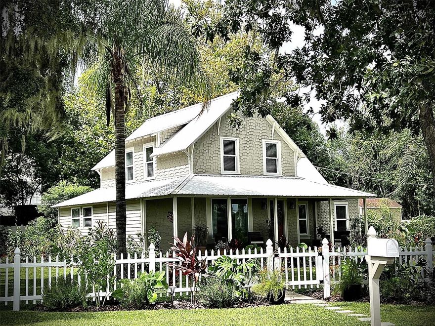 Welcome to 5820 Southeast Lillian Circle! The Historic Dent/Burton House is a Charming Property located within the Historic Lake Lillian Neighborhood of Belleview. The 3 bed and 2 bath home is immaculate and move-in ready!  Overlooking Lake Lillian, the home is located on an oversized fenced-in lot allowing enjoyment of the beautifully landscaped yard with room to move around! Recent updates include interior and exterior paint, flooring. new hvac system, lighting, updated bath, appliances, vinyl fencing, irrigation, the list goes on and on! Large new storage shed on the property for all of your needs! No cookie cutter home here! Convenient to Ocala and The Villages! Enjoy relaxing on the front porch or the side yard patio on those gorgeous days! Enjoy this treasure for years to come!