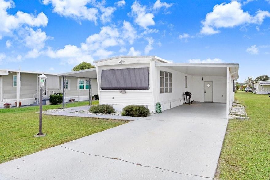 NO HOA AND NO LOT LEASE! This cute and well-cared-for home offers 2 bedrooms and 1 and a half bathrooms, with the second bedroom being the Florida room that has been converted into a large bedroom with attached laundry, providing a flexible living space for guests, an office, or hobbies. One of the biggest draws here is the freedom — no HOA restrictions and no lot lease, giving you the ability to truly make the property your own.

The neighborhood itself is quiet, peaceful, and community-oriented, known for friendly residents and a welcoming atmosphere. While the area is often associated with mature living, it is not a strict 55+ community and operates on a proportion-based guideline, allowing the new owner to assume the current under-55 occupancy status.

This home has been thoughtfully maintained and reflects a sense of pride of ownership, offering durability, comfort, and simplicity in a setting that feels like home. If you’re looking for an easygoing lifestyle with flexibility and great neighbors, this is a wonderful opportunity. Get in touch today to schedule your private tour!