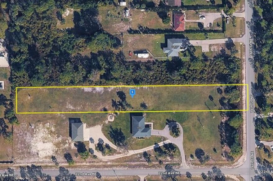 Build your dream home or invest in the future with this 1.17-acre vacant lot in Collier, FL. It is located in the peaceful and rapidly growing community of Golden Gate Estates. Offering generous space, privacy, and flexibility, this property is ideal for a custom residential build or long-term investment, combining a serene rural setting with convenient access to major roadways, shopping, dining, schools, and essential services throughout Naples. With no existing structures, the lot presents a true blank canvas, while outdoor enthusiasts will enjoy proximity to Picayune Strand State Forest, nearby nature preserves, and scenic trails, along with easy access to Naples’ renowned beaches, golf courses, and entertainment. Listing is for land only and is sold As Is. Street address is for listing purposes only; vacant land will receive a true street address once improved. I MAKE IT MY POLICY TO PUT ALL KNOWN INFORMATION ABOUT EACH LOT IN THE WRITE UP DETAILS, SO IF YOU DON’T SEE THE ANSWER YOU’RE LOOKING FOR , PLEASE CONTACT THE COUNTY TO GATHER INFORMATION.PLEASE UNDERSTAND WHEN BUYING OR SELLING VACANT/RAW LAND THIS IS USUALLY THE CASE. THE LISTING AGENT DOES NOT GUARANTEE THE ACCURACY OF THE INFORMATION IN THIS LISTING AND IS TO BE HELD HARMLESS OF ANY MISREPRESENTATION. BUYERS ARE ENCOURAGED TO DO THEIR OWN DUE DILIGENCE TO MAKE SURE THE LOT IS A GOOD FIT. SELLERS HAVE STATED THAT THEY WISH TO SELECT THE TITLE AGENCY FOR CLOSING. THEY ARE WILLING TO COVER THAT COST AT CLOSING. THANK YOU FOR LOOKING. THIS IS A FLAT FEE LIMITED-SERVICE LISTING.