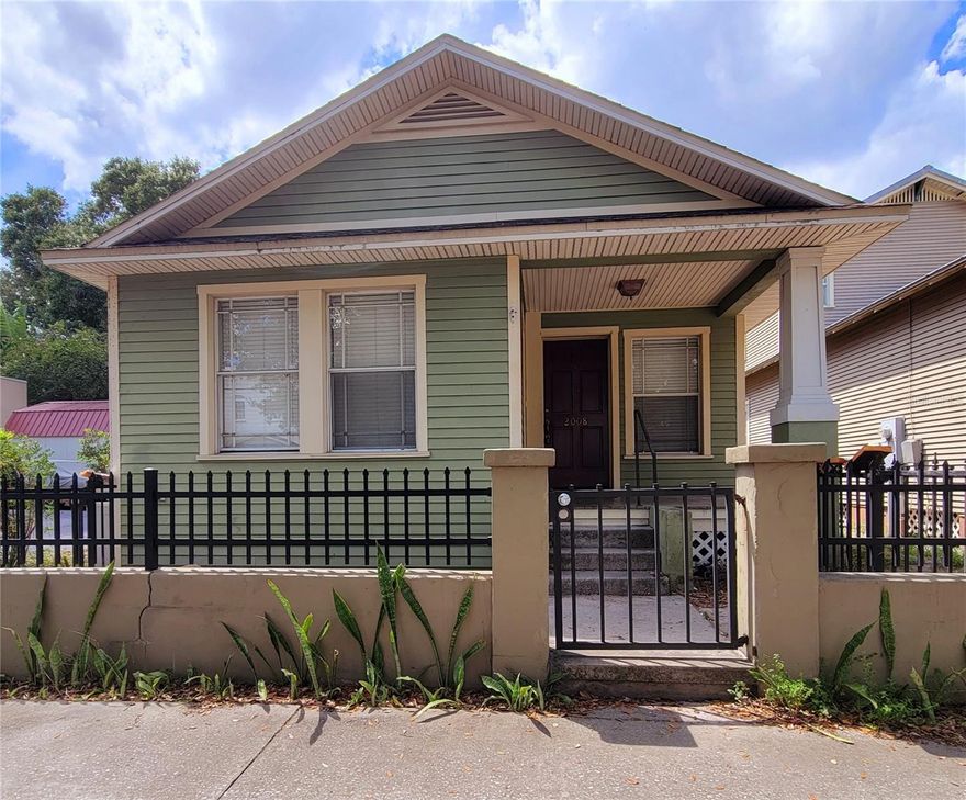 This 3 bedroom 2 bath bungalow in West Tampa was built in 2006 and has plenty of charm and character. Conveniently located in a very nice pocket area of West Tampa just a block east of Armenia Avenue. Features 1 car detached garage, over 1,300 sq ft living space, beautiful laminate wood flooring. Located in Old West Tampa nearby schools, shopping, downtown and a short drive to Raymond James Stadium!!!

$75 App fee/adult, $300 non-refundable pet fee per pet, security deposit equal to one month's rent, $75 tenant annual processing fee per household after acceptance, renters insurance required.