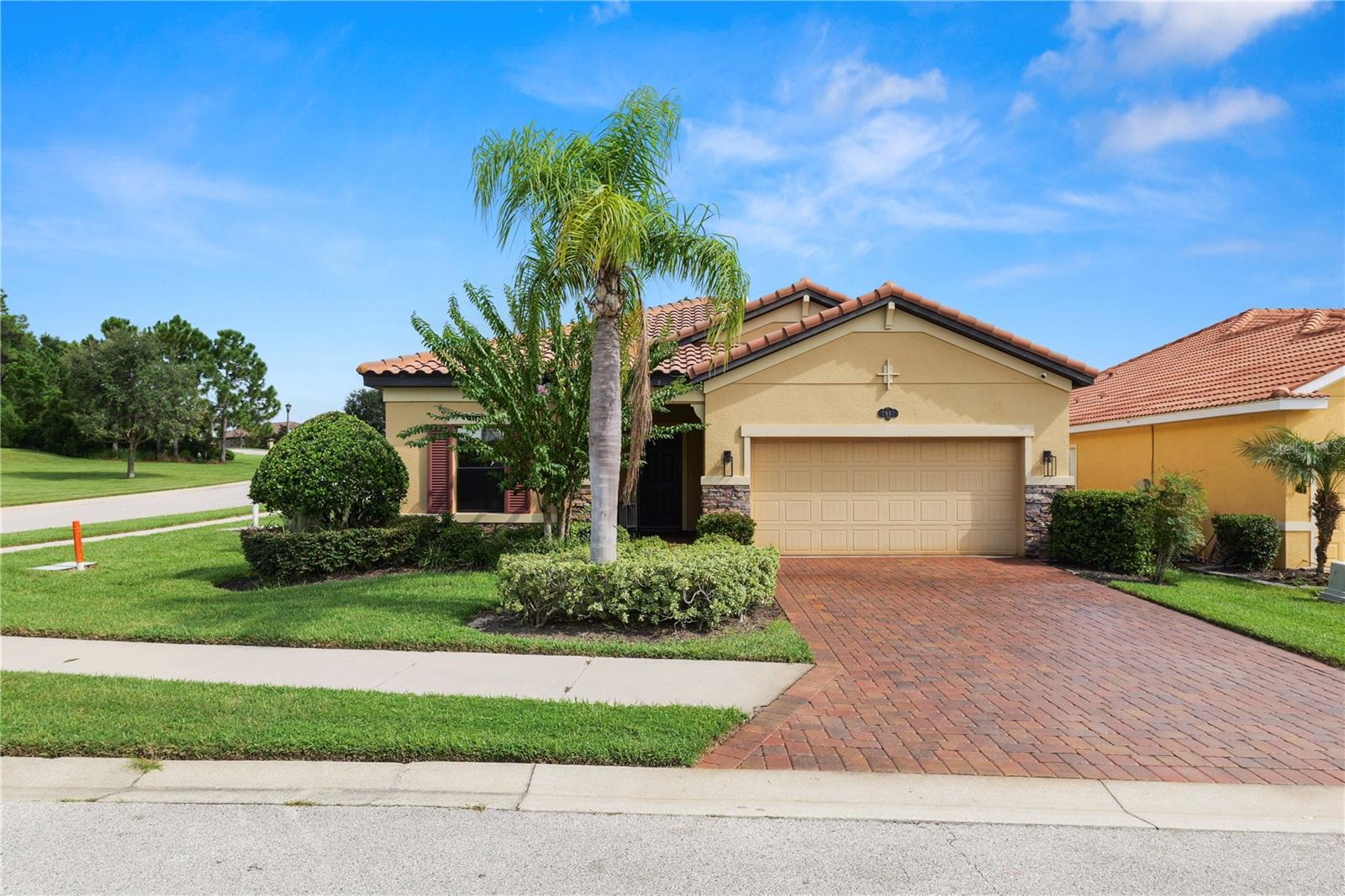 Welcome to this stunning 4-bedroom, 3-bathroom luxury home boasting over 2,200 square feet of living space in Lakeland’s premier TerraLargo community! This triple-split floor plan offers both privacy and functionality, with beautiful tile flooring throughout the entire home. The spacious, open-concept kitchen features elegant espresso cabinets, granite countertops, and a large entertaining space that seamlessly flows into the living and dining areas—perfect for hosting family and friends. Community features include Luxury Clubhouse, Resort Style Pool, Playground and Basketball Court.
Enjoy the convenience of living in TerraLargo, ideally located close to shopping, dining, and entertainment options. Healthcare facilities such as Watson Clinic and Lakeland Regional Health are just a short drive away, and with easy access to I-4, commuting to Tampa or Orlando is a breeze. Don’t miss the chance to make this move-in-ready home yours today!