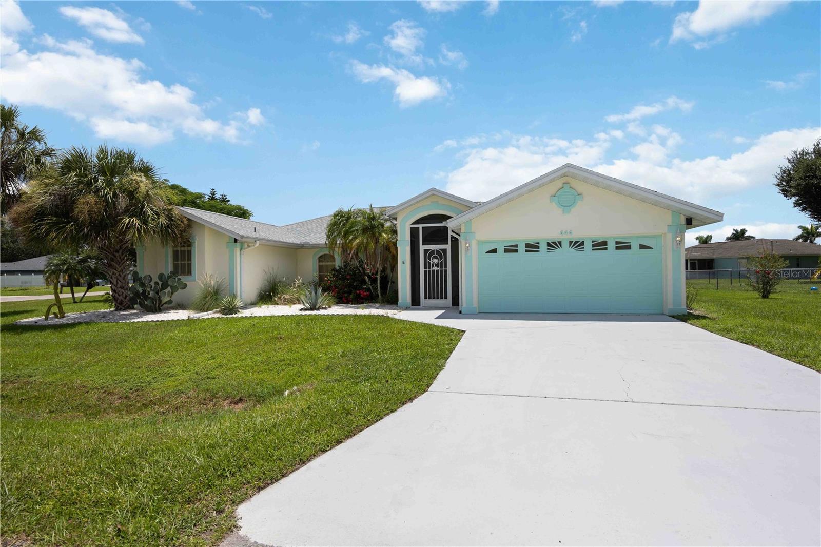 "Charming 3-Bedroom Home with Pool Oasis" Admire the serene charm of 444 Viceroy Terrace, nestled in the heart of Port Charlotte, FL 33954. This stunning 3-bedroom, 2-bathroom home spans an impressive 2108 sq ft, offering ample space for relaxation and entertainment. Step inside to discover a bright and airy open floor plan that seamlessly blends comfort with style. The modern kitchen, equipped with sleek appliances and generous counter space, is a culinary enthusiast's dream. The master suite provides a tranquil retreat with its own private bath, ensuring a peaceful end to each day. Outside, the inviting heated swimming pool beckons for refreshing dips under the Florida sun, creating an oasis of leisure in your own backyard. The meticulously landscaped yard enhances the property’s curb appeal, making it a standout in the neighborhood. Conveniently located, this delightful home offers easy access to local amenities, shopping, and dining options. Embrace the Florida lifestyle at its finest with this exceptional rental opportunity. Schedule your viewing today and make this dream home your new reality! Seasonal rent $4,000(December - April), off season rent $2,500 (May - November). Rent includes water & electric up to $200 monthly. Tourist tax of 12% is in addition to the rent. You can rent this home weekly as well. Call for more details.