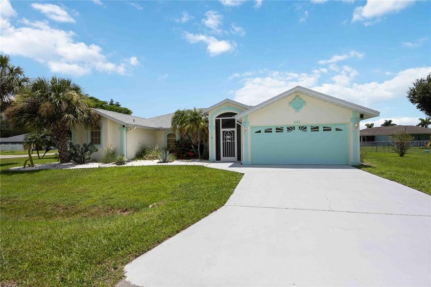 "Charming 3-Bedroom Home with Pool Oasis" Admire the serene charm of 444 Viceroy Terrace, nestled in the heart of Port Charlotte, FL 33954. This stunning 3-bedroom, 2-bathroom home spans an impressive 2108 sq ft, offering ample space for relaxation and entertainment. Step inside to discover a bright and airy open floor plan that seamlessly blends comfort with style. The modern kitchen, equipped with sleek appliances and generous counter space, is a culinary enthusiast's dream. The master suite provides a tranquil retreat with its own private bath, ensuring a peaceful end to each day. Outside, the inviting heated swimming pool beckons for refreshing dips under the Florida sun, creating an oasis of leisure in your own backyard. The meticulously landscaped yard enhances the property’s curb appeal, making it a standout in the neighborhood. Conveniently located, this delightful home offers easy access to local amenities, shopping, and dining options. Embrace the Florida lifestyle at its finest with this exceptional rental opportunity. Schedule your viewing today and make this dream home your new reality! Seasonal rent $4,000(December - April), off season rent $2,500 (May - November). Rent includes water & electric up to $200 monthly. Tourist tax of 12% is in addition to the rent. You can rent this home weekly as well. Call for more details.