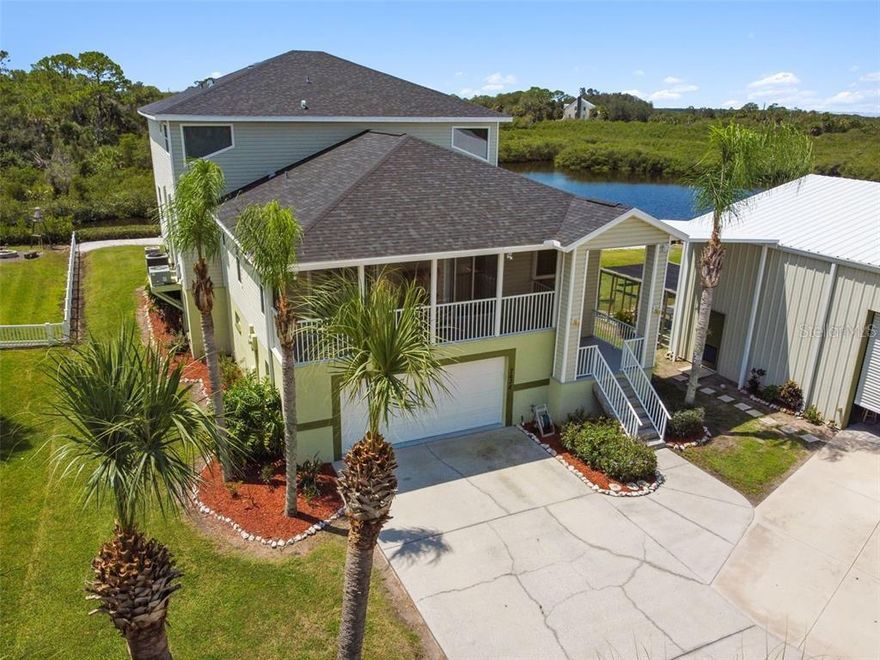 Welcome to this executive-style waterfront home offering luxury, function, and true Florida Gulf Coast living. With 5 spacious bedrooms and 4 full bathrooms, this residence is designed for comfort, entertaining, and enjoying life on the water.

Inside, you’ll find an open and airy floor plan filled with natural light and serene water views. The kitchen provides ample space for cooking and gathering, while multiple living areas make this home ideal for family and guests. The expansive primary suite offers a private retreat with its own en-suite bath.

Screen Porches 1364 sq. ft

Step outside to your backyard oasis where direct Gulf access awaits. This property features its own private boat ramp and dock, perfect for launching your boat, fishing, or taking in breathtaking sunsets. Adding to its uniqueness is a 40x60 red iron steel building, ideal for boat or RV storage, a workshop, or additional space for hobbies.

Combining executive living with rare waterfront amenities, this home delivers the ultimate Florida lifestyle—boating, fishing, entertaining, and relaxing, all from the comfort of your own property. Conveniently located near shopping, dining, and world-famous Gulf beaches.