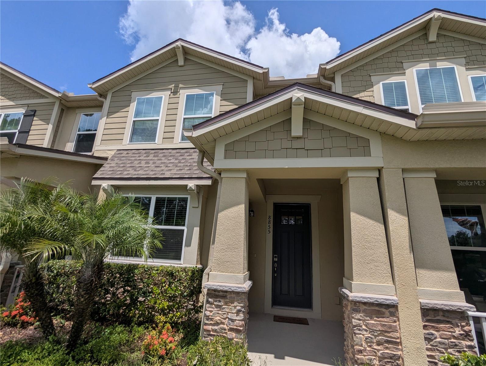 This one of a kind townhome in the beautiful community of Legado overlooks a pond with a fountain in the middle, natural light bounces throughout the entire home and creates a radiant, peaceful environment, sure to put anyone at ease. The upgraded quartz countertops and huge pantry and storage space makes for a complete and pleasant kitchen, along with the high end appliances. Upstairs, the massive bedrooms create a spacious environment, giving everyone more than enough space, and the balcony stretches the entire width of the townhome, giving you privacy, balance, and a perfect place to contemplate your day.
Legado is located just minutes from Walt Disney World, a short drive away from I4, 528, Dr Phillips, Winter Garden. The schools in the area are all very new. Don't wait!