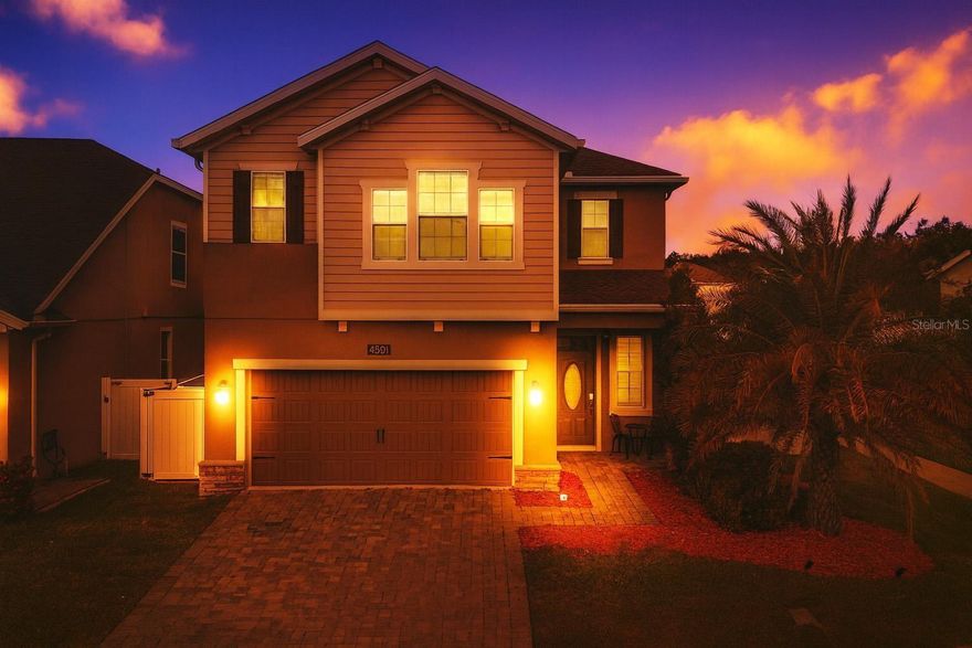 Welcome to 4501 Sequel Rd at STOREY LAKE, one of Kissimmee’s most desirable resort-style communities — just minutes from Disney, Lake Buena Vista, and major Orlando attractions. This modern 4-bedroom, 2.5-bath home built in 2017 offers the perfect blend of comfort and convenience, situated on a PREMIUM CORNER LOT, fully fenced and within few steps to the Community Pool, Fitness Center and Playground.
Step inside this spacious 2,346 sq. ft. home to find an open-concept living and dining area with abundant natural light and a seamless flow for entertaining. A chef’s kitchen featuring stainless steel appliances, granite countertops, solid wood cabinetry, and a large breakfast bar. 
A primary suite with walk-in closet and elegant en-suite bath featuring dual vanities and a soaking tub. Three additional bedrooms with generous closets and space for guests, family, or a home office. A covered patio and private backyard, ideal for barbecues and Florida sunsets. Two-car garage, laundry room, and ample storage throughout.
Residents of Reflections at Storey Lake enjoy exceptional resort-style amenities, including: Resort pool, Fitness center and clubhouse, Dog park and Children’s playground. This house is in the residential part od Storey Lake no Short term Rental allowed.
Located minutes from The Loop, Osceola Parkway, and SR-417, this home offers easy access to top-rated schools, major employers, and endless shopping and dining options. 
Schedule your private showing today — this home won’t last long!