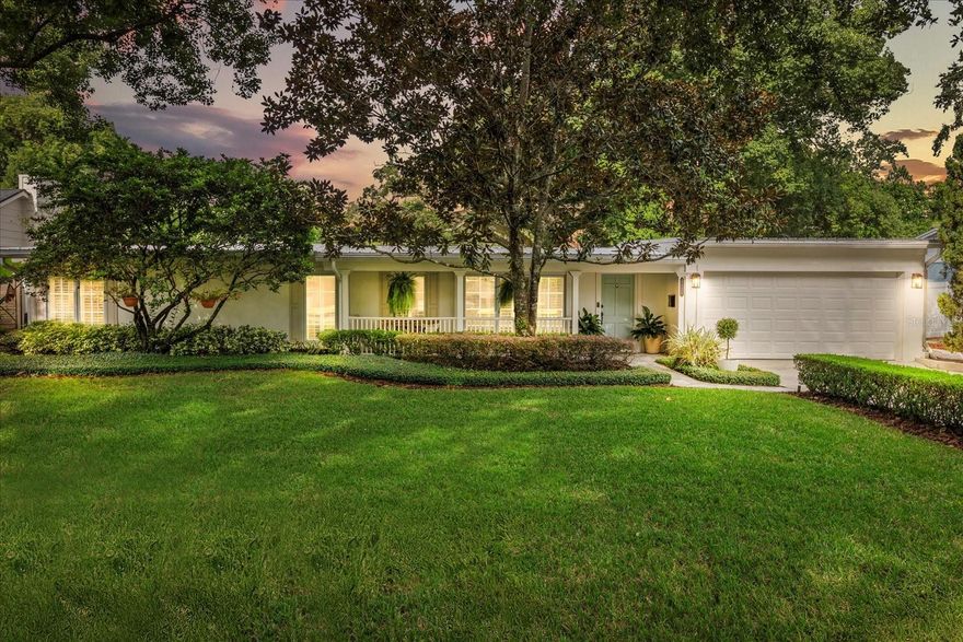 Nestled on a quiet street in one of Winter Park's most desirable neighborhoods, this home blends timeless elegance with modern comfort. This stunning residence offers a perfect combination of sophistication and functionality, making it the ideal place to call home. Boasting three bedrooms, three baths and plenty of flex space, this residence spans over 2,500 square feet and sits on a generous .27-acre lot, offering room to grow and make it your own. The open-concept floor plan seamlessly connects the living, dining and kitchen areas, creating a welcoming atmosphere for entertaining. The large primary suite offers a walk-in closet, dual sinks, a standalone shower and garden tub. Step outside to to discover multiple outdoor living spaces, including a patio ideal for al fresco dining, a spacious backyard with mature landscaping and plenty of room for a private pool. Located in one of the areas most sought-after school districts, including Audubon K-8 and Winter Park High School. it's located just steps from East End Market, Kelly's Homemade Ice Cream, the Audubon Park Farmers Market, and several nearby restaurants with easy access to Park Avenue, Baldwin Park and downtown Orlando. The home features a metal roof (2020), water heater (2020), white vinyl fencing (2018), HVAC 1 (2018), HVAC 2 (2025) and plantation shutters throughout. This home is more than just a place to live, it's a place to create lasting memories.