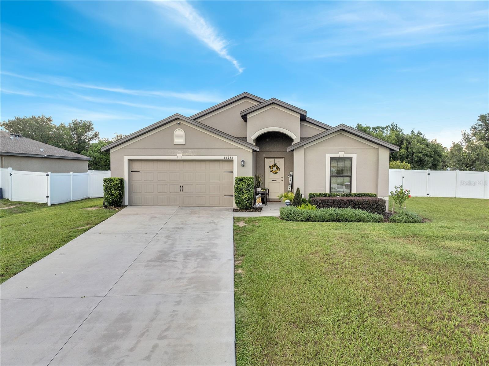 Welcome to Meadow Ridge, where tranquil community living meets modern convenience! This fabulous Estero plan by LGI Homes offers everything your family needs on a generous one-third acre lot. The home features Open-Concept Living: Expansive family room flows seamlessly into the dining area—perfect for gatherings and entertaining. Enjoy upgrades including energy-efficient appliances, gorgeous wood cabinetry, sleek kitchen countertops, and brushed nickel hardware. The Kitchen is a dream for both cooking and hosting, complete with ample storage space. Retreat to a spacious Primary bedroom with a large walk-in closet and private bathroom. There are three other bedrooms that are spacious and designed for rest and relaxation. The outdoor Retreat features a covered patio overlooks a vast backyard—imagine the possibilities: a pool, playground, or extra storage for a boat or trailer. Enjoy the peace of a family-oriented neighborhood and a home that blends style, function, and room to grow. Don’t miss your chance to make this exceptional Meadow Ridge residence yours— Family-Friendly Living with Modern Comforts and Expansive Outdoor Space.