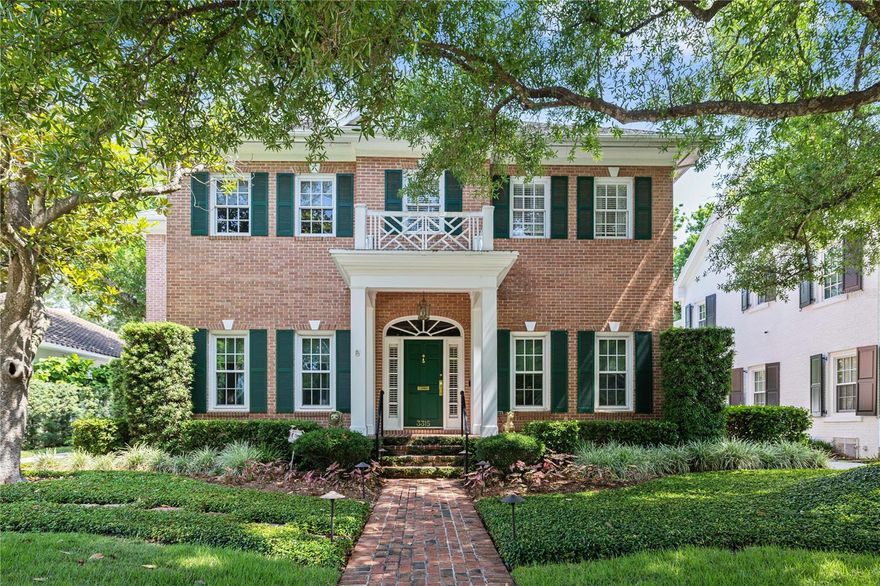 Nestled amongst the oak-lined brick streets of sought-after Golfview, step into the epitome of Southern elegance in this distinguished brick home. This classic residence exudes timeless charm and curb appeal. The Golfview neighborhood is well known for its variety of luxury homes and its proximity to some of South Tampa's most desirable destinations. Just mere minutes away from the shops and restaurants of Hyde Park Village, iconic Bayshore Boulevard, International Mall, Downtown Tampa, The Riverwalk, Water Street, and Tampa International Airport. Upon entering the home, the graceful center hall staircase is flanked by large formal living and dining rooms with high ceilings, millwork and original hardwood flooring throughout the downstairs. The hallway leads to an office/den (or optional 5th bedroom) with custom built-in's and a full bath, spacious family room with cozy fireplace and lovely kitchen with sunny breakfast nook. French doors from the family room seamlessly transition to a covered brick porch where outdoor entertaining is elevated amidst lush landscaping, covered gas grill area and brick patio. Upstairs, there are 4 large bedrooms and 3 full bathrooms plus a convenient laundry room. The Primary bedroom boasts hardwood floors, a spacious bathroom with ample storage, dual sinks, soaking tub and 3 closets, one of which is cedar-lined. Some windows and doors in the home have been replaced. This home is well maintained and represents a wise property investment with the right updates due to its premier A+ location in the heart of South Tampa. Don't miss this unique opportunity to turn this property into your dream home by putting your personal touch on a classic home in premier Golfview! A Rated Plant HS District.