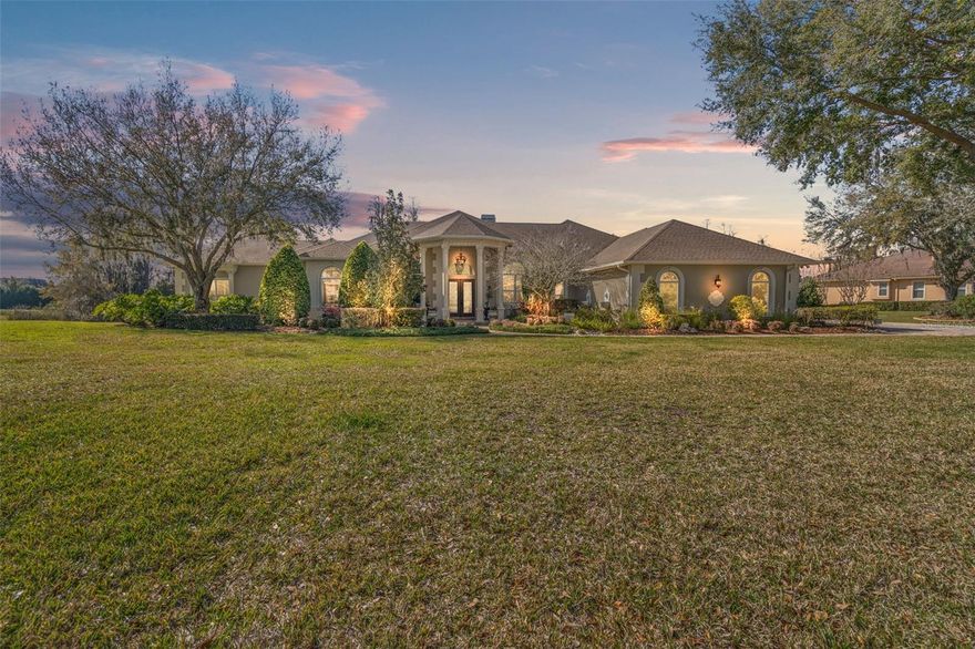 Welcome to luxury living at its finest in the prestigious GATED community of Keystone Reserve! This exquisite estate home boasts 179 feet of waterfront on Lake Loney, set upon 1.33 acres of meticulously landscaped grounds. With breathtaking water views from every angle, this residence offers unparalleled tranquility and elegance.
Step inside to discover a stunning interior featuring 4 bedrooms, 4.5 baths, an executive office, bonus room and a flex room that could be used as a nursery or additional study. Adorned with 12ft coffered ceilings and luxurious beams, the architectural details are complemented by Wunderlich ceilings, adding an extra layer of sophistication.
The heart of the home is the chef's kitchen, equipped with professional series stainless steel Monogram appliances, including a 6-burner gas range with pot filler. A butler's pantry with a wine fridge and an additional prep sink make this kitchen a culinary dream. Adjacent to the kitchen is a spacious great room adorned with custom built-ins, and stunning views that offer seamless integration with the outdoors and captivating lakeside vistas.
The owner's retreat is a sanctuary unto itself, featuring a large ensuite bathroom replete with soaking tub, walk-in shower, wet bar, and his and hers walk-in closets.
Additional highlights of this remarkable residence include a large office with custom built-ins, oversized secondary bedrooms with walk-in closets, and an bonus room perfect for a theater or home fitness studio. A separate space with built-in desks and storage provides the perfect area for homework or crafting.
Outside, indulge in the ultimate entertainer's paradise with pocketing sliders that create the ultimate indoor-outdoor living space. Enjoy leisurely afternoons lounging poolside while taking in the serene lake views.
Located in the highly desirable STEINBRENNER district, this home offers not only luxury but also convenience and prestige. Don't miss this rare opportunity to own a slice of paradise in Keystone Reserve! Bedroom Closet Type: Walk-in Closet (Primary Bedroom).