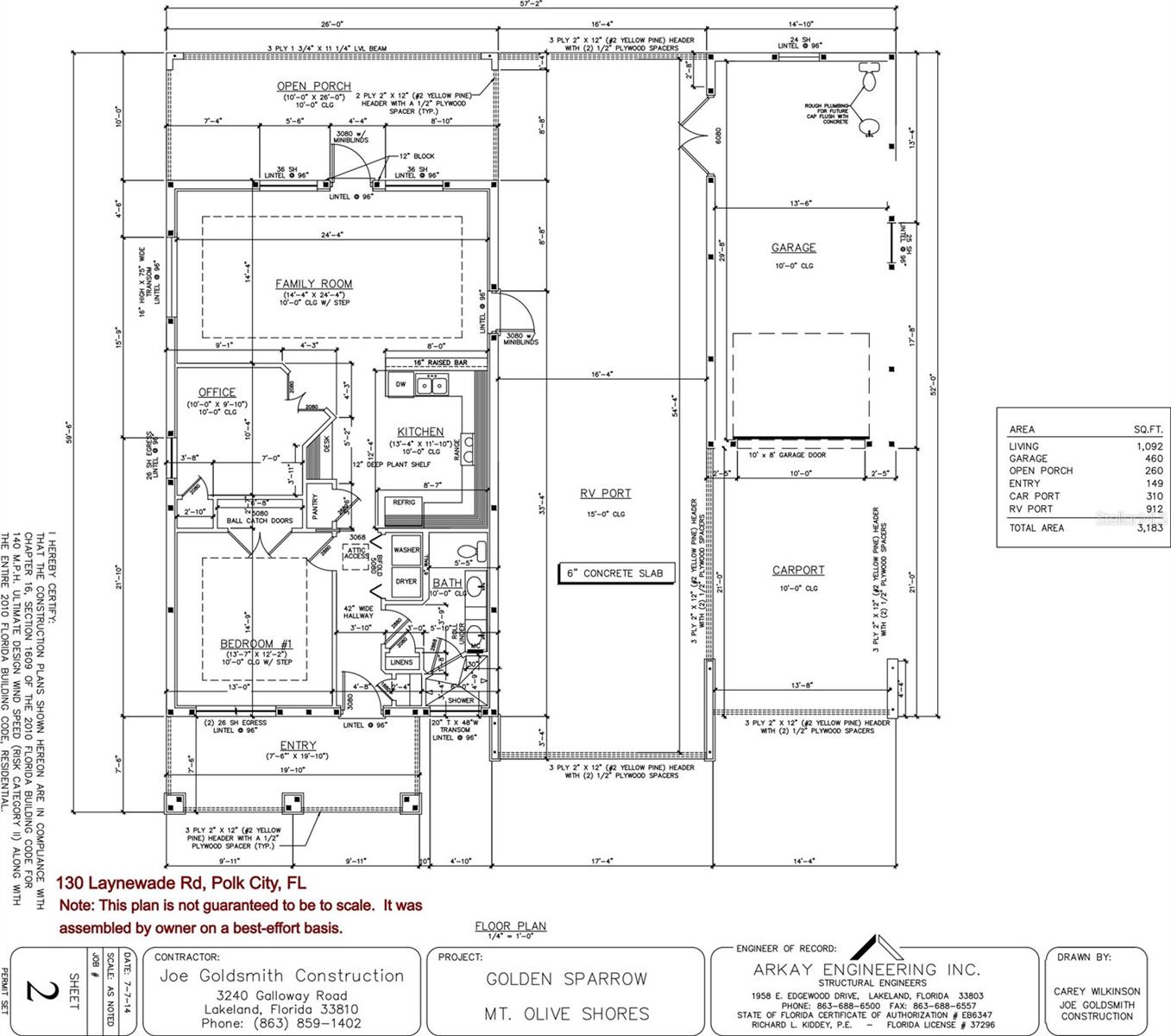 MT OLIVE SHORES NORTH ADD 04 - Residential
