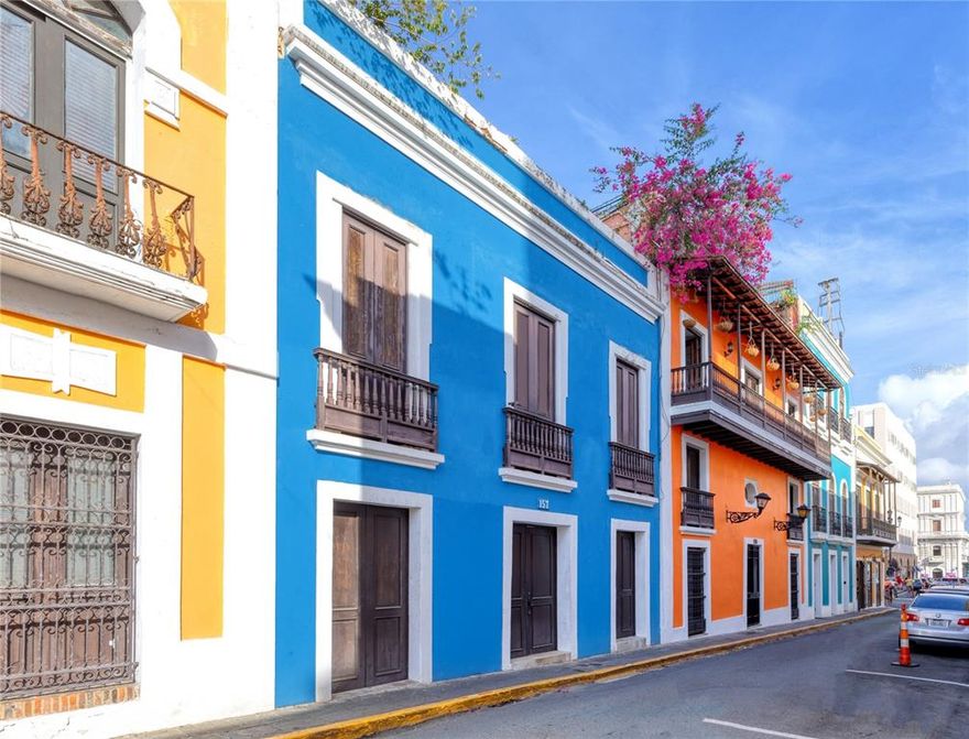 Located in the heart of Old San Juan, designated as an UNESCO world heritage site, this palatial home is truly a one of a kind home. Built in the 18th century, the residence is reminiscent of time gone by co-mingled with today's comforts and lifestyle. 157-159 San Jose features grand spacious entertaining spaces including a large terrace with Old City landscape. Adding to the uniqueness of this residence is a lap pool for morning and evening work-outs and infinite entertaining enjoyment. The home features 8+ bedrooms, 8 + baths, many en-suite, adding to modern lifestyle with old world charm. With over 9,200 Sq. Ft., this Spanish colonial gem offers the priceless opportunity of living an enchanting lifestyle highlighted by the captivating allure of its history and charm. Modern amenities include a full-power generator and water cistern, again, a rare find in this setting.

Old San Juan is the epicenter of Puerto Rican culture and is dotted with several UNESCO World Heritage Sites. It serves as one of the top tourist destinations in the Caribbean and its celebrated buildings are renowned for their elegance and historic significance. The area is known for its numerous dining, shopping and nightlife options. Minutes away from Condado Beach and the Miramar Arts Districts. Walk along the cobblestone streets, the port and experience the mesmerizing vibrancy of what we call El Viejo San Juan.