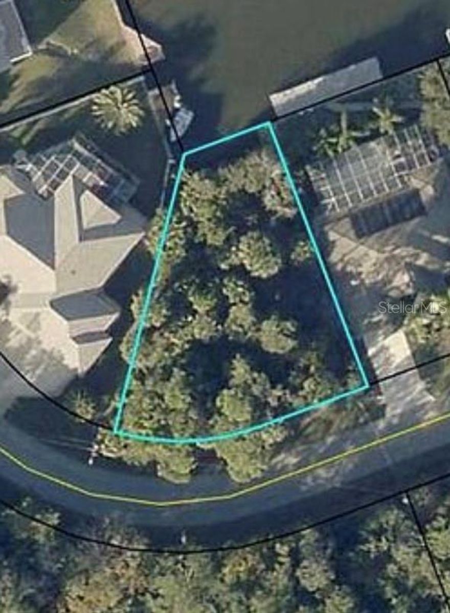 Build your “Dream Home” on one of Palm Coast's desirable saltwater canals. This beautiful tip lot is located in Palm Harbor close to shopping and the beach. The lot is high and dry. The seller has a ready to proceed package with drawings, structural, trusses, survey, soil test by  engineering. This is included in the sale ready for a new owner to get it permited.