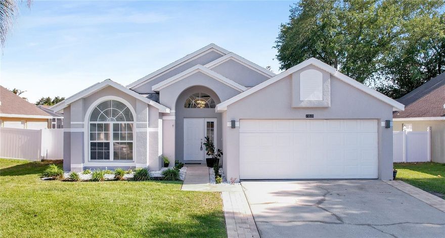 Don't miss this opportunity!!!!!!!!!!!!!!!!!!!!!!!!!!

Welcome to this beautifully remodeled 3-bedroom, 2-bath home located in the highly desirable gated community of Weston Hills in Clermont. From the moment you enter, you’ll love the high ceilings, natural light, and spacious open-concept layout designed for both comfort and entertaining.

The upgraded kitchen is a true centerpiece, featuring elegant waterfall quartz countertops, wood cabinetry, a gas stove, and modern finishes that perfectly blend style and functionality. The living and dining areas flow seamlessly, creating a warm and inviting atmosphere ideal for everyday living.
The spacious bedrooms provide comfort and privacy, while the covered screened porch and fully fenced backyard create the perfect setting to relax, entertain guests, or enjoy peaceful evenings outdoors.

Conveniently located near top-rated schools, shopping, restaurants, major highways, and Central Florida attractions, this move-in-ready home offers the perfect combination of location, comfort, and modern upgrades. Enjoy living in one of Clermont’s most sought-after communities with resort-style amenities and a tranquil environment.

Don’t miss the opportunity to make this exceptional property your new home!