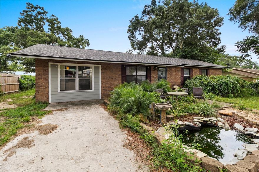 Welcome to this beautifully updated 3 BR / 2 BA brick home in the heart of Keystone Heights! Built in 1986 and offering 1,353 sq ft, this home has been completely modernized, making it truly move-in ready.

Step inside to a bright and inviting layout featuring a spacious family room — a creative conversion of the original garage — perfect for entertaining or relaxing after a long day. The brand-new kitchen is a true showpiece, offering updated finishes, modern fixtures, and plenty of space for cooking and gathering.

The upgrades throughout are extensive: a brand-new master bathroom complete with a sleek lighted mirror, a new roof, new interior and exterior electrical panels with underground service, whole-home surge protection, all-new plugs and switches, and upgraded lighting in every room. Custom lighted shelves in the living room add a designer touch and cozy ambiance.

Step outside to your newly poured concrete back porch and fully fenced backyard — ideal for barbecues, family gatherings, or quiet evenings under the stars. The property also includes a 10×12 outbuilding with electricity and water for your workshop or storage needs, plus a chicken coop with both electricity and water, perfect for a hobby farm setup or extra utility space.

Located just minutes from local schools, parks, and beautiful Keystone lakes, with easy commutes to Gainesville, Palatka, and Jacksonville, this home blends modern upgrades with small-town charm in a way that’s hard to beat.