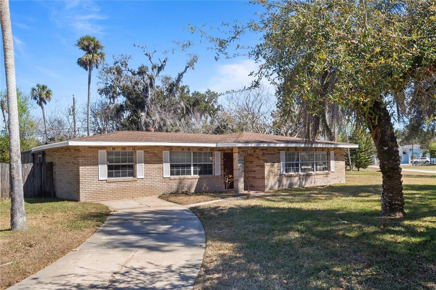 This Serene 3-bedroom, 2-bath Pool Home is on a Corner Lot in Edgewater, surrounded by Mature Shade Trees. The Updated Kitchen features beautiful Shaker Cabinets and stylish Granite countertops. The layout includes a large dining room and well-proportioned living areas, keeping the space open and flowing.

Step outside to the fenced in backyard with a private pool—perfect for relaxing, entertaining, or enjoying Florida’s sunshine. A detached single-car garage adds extra storage or workspace.

With its corner location, established landscaping, and thoughtful updates throughout, this home offers practical living with a touch of Florida charm.