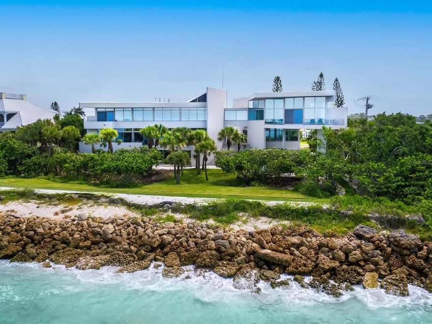 Auction Property. AUCTION BIDDING OPEN: Bidding ends June 25th. Previously Listed $9.5M. Current High Bid $5M. No Reserve. Showings Saturday & Sunday 1-4 PM & By Appt.  This luxurious modern home is the last residential home built by the illustrious designer Carl Abbott and was completed in 2019 by Michael K. Walker. The home features the finest finishes and materials, creating a beautiful canvas for residents to make it their own. The spacious kitchen and dining room have a wall of windows overlooking the Gulf of Mexico. The interior has clean, modern lines and sleek design with Gulf views from all of the main rooms. A patio off the living room is perfect for enjoying a cup of coffee or morning cocktail while enjoying the waterfront breeze. The primary suite has a private balcony and an ensuite bathroom with a soaking tub. This beach paradise is located on Casey Key, one of the most exclusive neighborhoods in Nokomis. The contemporary aesthetic perfectly compliments the surrounding natural beauty of the seashore. Conveniently positioned between Venice and Sarasota, private and commercial air travel is easily accessible. Restaurants, shopping, marinas, golf and tennis are all just minutes away.