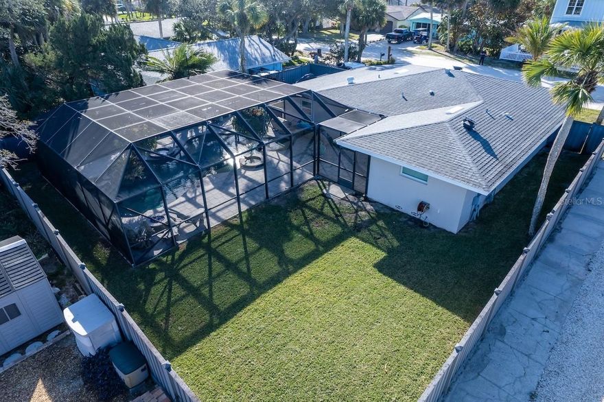 Beachside Living Done Right – Double Lot, Pool, and Loaded with Upgrades

 Just steps from the beach. This beautifully updated 2-bedroom, 2-bath home sits on a rare double corner lot, offering extra space, privacy, and serious curb appeal—all in one of the most desirable beachside locations.

From the moment you walk in, you’ll feel the quality. Travertine floors, solid interior doors, plantation shutters, and clean, modern finishes throughout create that “done right” feel buyers are chasing.

The kitchen brings it—featuring a Verona gas range, KitchenAid refrigerator & dishwasher, and unique copper sinks that add just the right touch of character. A tankless water heater keeps things efficient and convenient.

.A fully screened, lighted pool area with smart controls lets you heat or cool the pool year-round—perfect for entertaining! The pavered driveway and Trex fencing round out a polished, low-maintenance exterior.

The guest room is dialed in with dual Murphy beds—ideal for hosting without sacrificing space. And the primary suite? Total retreat. Spacious, private, with a large walk-in shower, dual vanities, and plenty of storage.