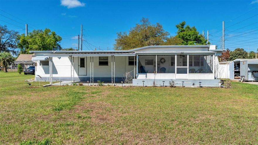 Opportunity awaits in Zephyrhills with NO HOA and NO lot rent!

This 2-bedroom, 1-bath home sits on an oversized .31-acre lot, offering space and flexibility that can be hard to find. Whether you're looking for a winter retreat, everyday living, or an investment opportunity, this property offers plenty of possibilities.

Inside, you’ll find a comfortable and functional layout designed for easy living. Enjoy the screened-in patio, the perfect spot for morning coffee or relaxing in the evenings. The covered carport provides convenient parking and additional shade.

The large yard offers room to garden, entertain, or simply enjoy the extra outdoor space. With no HOA, no lot rent, and land ownership included, this property offers the freedom many buyers are searching for.

If you’ve been looking for a place in Zephyrhills that offers space, flexibility, and the ability to make it your own, this home is definitely worth a look.