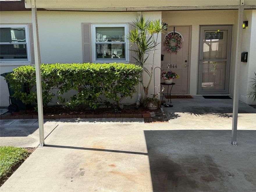 Welcome to your recently updated two-bedroom villa for rent in the exclusive over 55+ community of Swifton Villas. This two-bedroom has tile throughout in the living room, bedroom and kitchen. A brand new updated bathroom with a walk in tiled shower. There is a 1 space car port right out the front door. There is also a private to the unit Washer and Dryer.