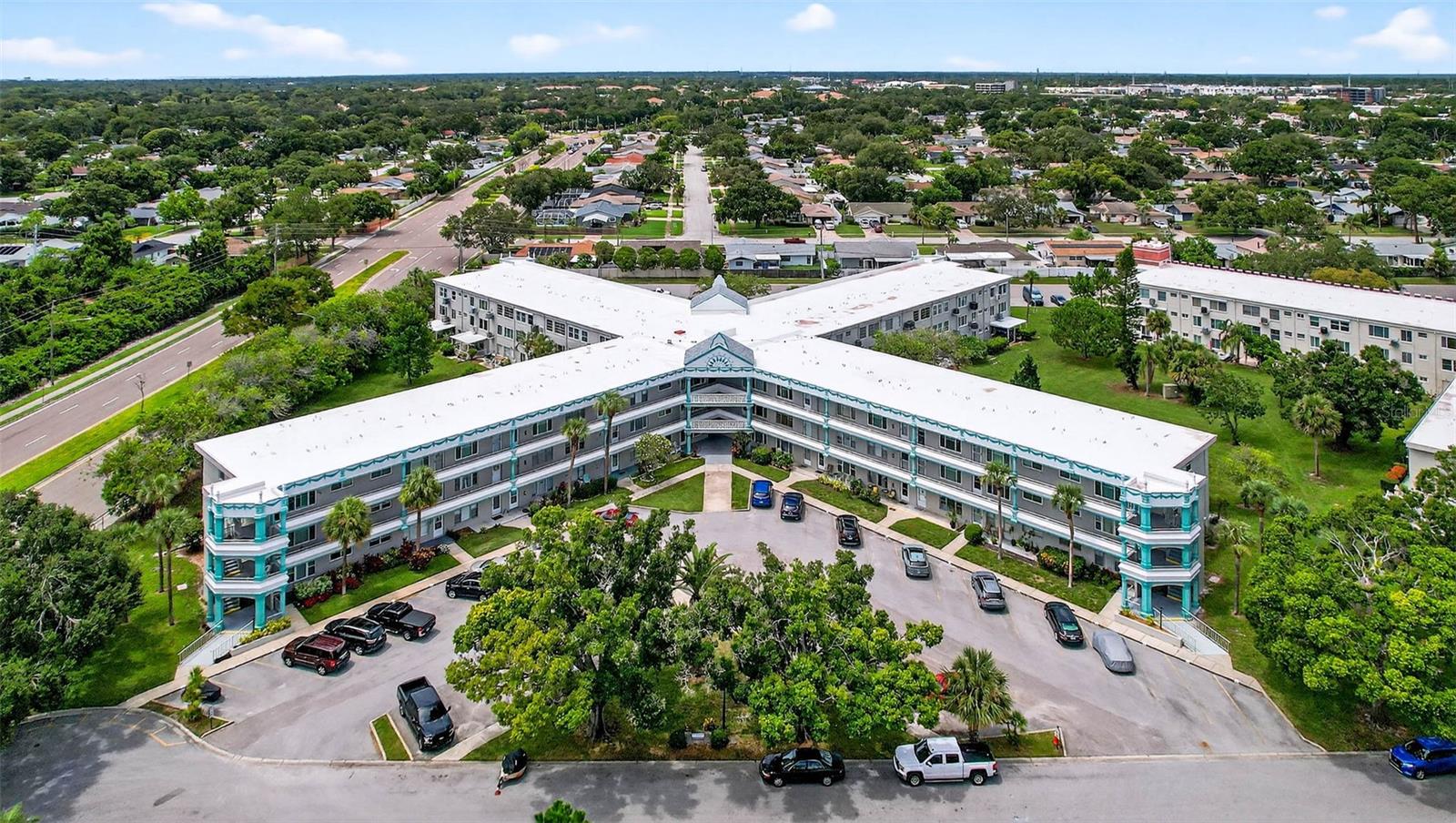 NEW DOUBLE PANE HURRICANE IMPACT-RESISTANT WINDOWS, NEW HIGH EFFICIENCY A/C system (2025), Corner unit with extra windows, Top floor privacy, Fully furnished. Premier 55+ Golf Community. Don’t miss this beautifully maintained 2-bedroom, 2-bath corner condo in the highly sought-after On Top of the World55+ community in Clearwater. This top-floor unit offers peaceful privacy, extra windows for abundant natural light, and serene views. Recent upgrades include new double-pane hurricane impact-resistant windows and a new high-efficiency A/C system (2025) for year-round comfort. The spacious layout features a bright living room, cozy dining area, and a well-appointed kitchen with ample storage. Both bedrooms are generously sized, and the unit is being sold fully furnished—just bring your suitcase! Enjoy an active lifestyle with access to two private golf courses—free to residents, two heated swimming pools, tennis & pickleball courts, a state-of-the-art fitness center, and two clubhouses with endless activities. Additional perks include hobby studios, a woodshop, a fenced dog park, scenic walking paths, and vibrant social events like dances, card games, fitness classes, and more. Financing, require 35% down. HOA fee includes, Water, Sewer, Trash, Cable TV, Internet, Community Pool, Maintenance Exterior, Maintenance Grounds. Pet-friendly and ideally located near beautiful Gulf beaches, shopping, dining, medical centers, and transportation. This home offers the perfect blend of comfort, convenience, and community—schedule your private showing today!