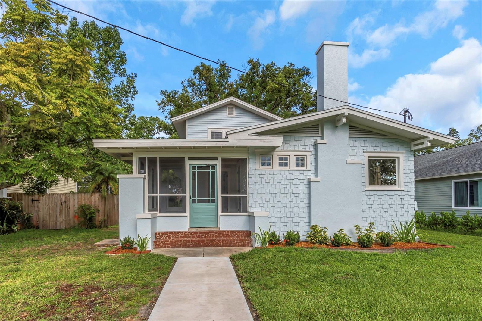 One or more photo(s) has been virtually staged. If you’ve been dreaming of that perfect blend of historic charm and modern updates… welcome home! This beautifully restored 1920s Craftsman-style home in the heart of Oldsmar brings all the character you’re craving, without the hassle of a full renovation.
Greeted by fresh exterior paint, updated landscaping, and inviting walkway guiding you to the screened-in front porch radiating with Florida charm.
Inside, you’ll also find fresh interior paint, refinished original wood floors, and rich archway details, beautiful and historic brought back to its original glory.
The living and dining rooms flow together effortlessly, complete with coffered ceilings, and anchored by a cozy fireplace, now decorative, that still brings all the ambiance without the upkeep. The kitchen has been updated with newer cabinetry and appliances, and walk-in pantry so you can move in and start living.
And with a mud room/laundry room that leads out to a time honored brick path and huge backyard, there’s room for pets, parties, or even that dream garden under the mature Camphor Tree.
Find two bedrooms and a full bath downstairs, plus a private upstairs retreat with a bedroom overlooking the backyard, fully updated bathroom. And a dreamy den or bedroom, perfect for working from home or hosting guests.
Catch a movie at the nearby AMC Theatre, grab dinner at local favorites like Craft Street Kitchen or Shaker & Peel, and soak in sunset views from any amazing local parks, including; R. E. Olds Park, Mobley Preserve, Bicentennial Park, or Veteran Park. A quick 20 minute drive to Dunedin Causeway and Honeymoon Island. And when it’s time for a getaway, you’re just a quick 20 minute drive to either St. Pete-Clearwater or Tampa International Airport.
Schedule your private showing today and call this dreamy Craftsman-style home yours!