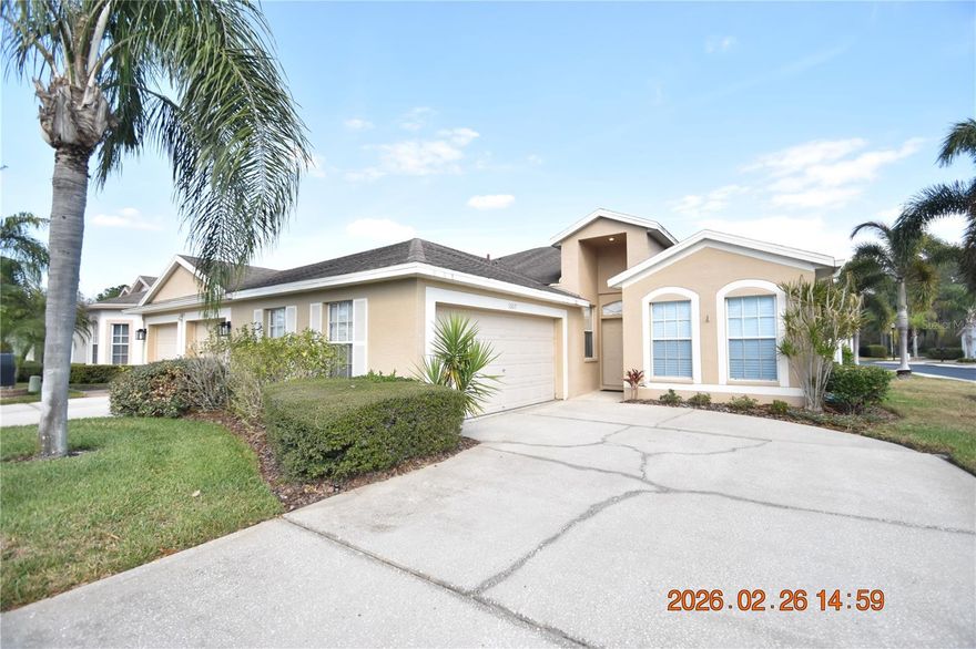 3 Bed/2 Bath Villa in Tampa with 1341 sqft. of living space
Welcome Home to the gated Community of Cambridge Villas!
The mature landscaping is so inviting.
Community Pool to relax and enjoy some fun in the sun!
2 Car Garage keeps your toys and vehicles out of the sun and rain.
Covered back lanai to enjoy the outdoors.
Picnic Area with Grills is great for entertaining family and friends.
Lots of Natural Lighting to brighten your day.
Wood Grain Tile Floor Throughout is so simple to clean and easy to maintain.
Stainless Steel Kitchen Appliances include glass flat-top range, side-by-side fridge with ice and water dispenser, microwave, and dishwasher.
Beautiful Wood Cabinets and Granite Countertops offer plenty of space for the chef!
Master Bedroom with walk-in closet and full bath for privacy.
Master Bathroom features his & her vanities with granite top, stand-in shower, and garden tub.
Pantry and Linen Closets to store all of your essentials.
Efficient Central AC and Heat will keep you comfy year round.
Washer and Dryer included for your convenience.
Window Blinds allow just the right amount of light.
Ceiling Fans will be sending you a cool breeze.
Convenient to Shopping with groceries, retail and restaurants near by.
Sorry, no pets allowed.
HOA community, standard HOA rules apply. HOA approval needed. 
Utilities are separate and tenant responsibility. 
Grounds care and pest control handled by the HOA. 
DON'T FORGET TO CHECK OUT THE FULL WALK-THROUGH VIDEO AT OUR WEBSITE!